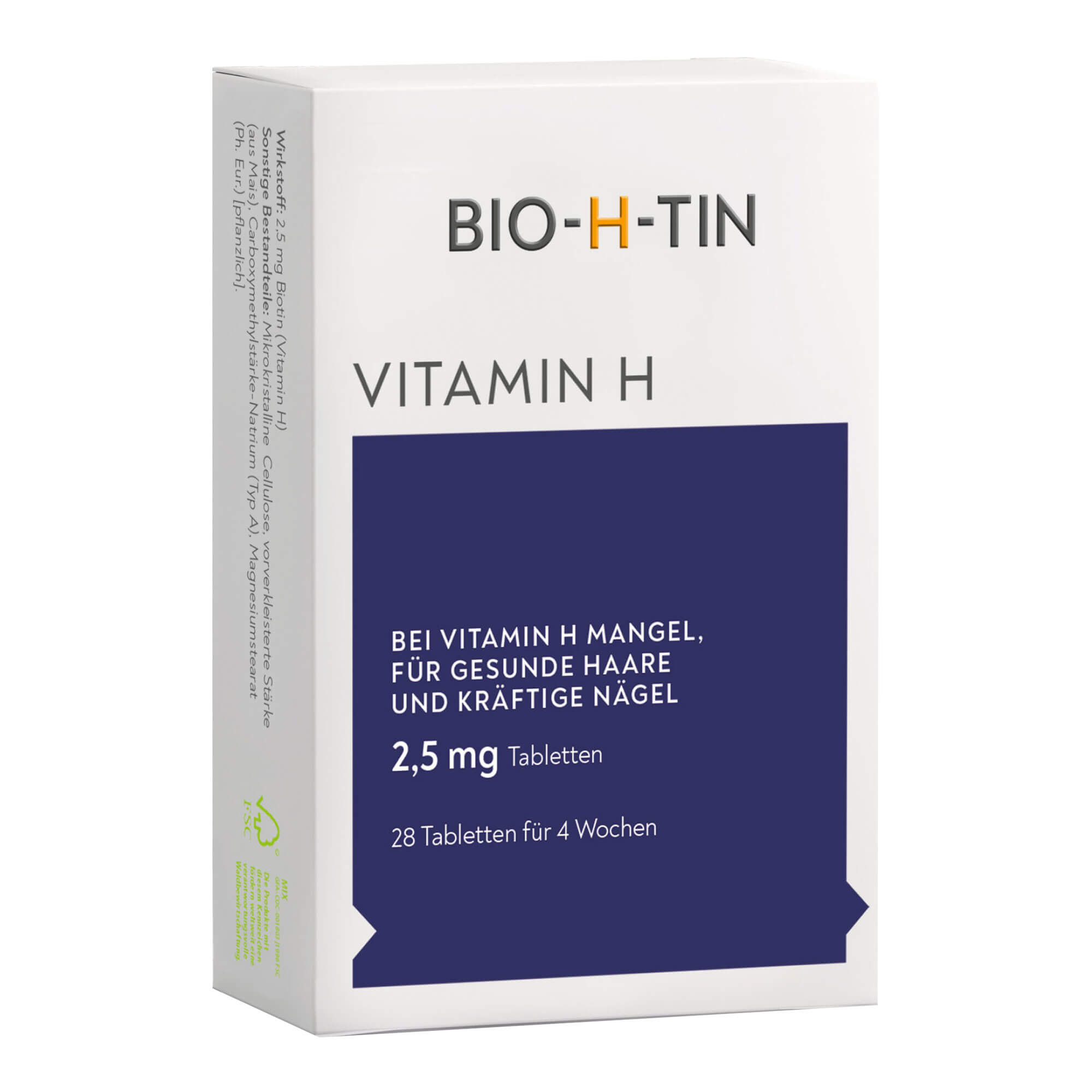 Bio-H-Tin Vitamin H 2,5 mg für 4 Wochen Tabletten