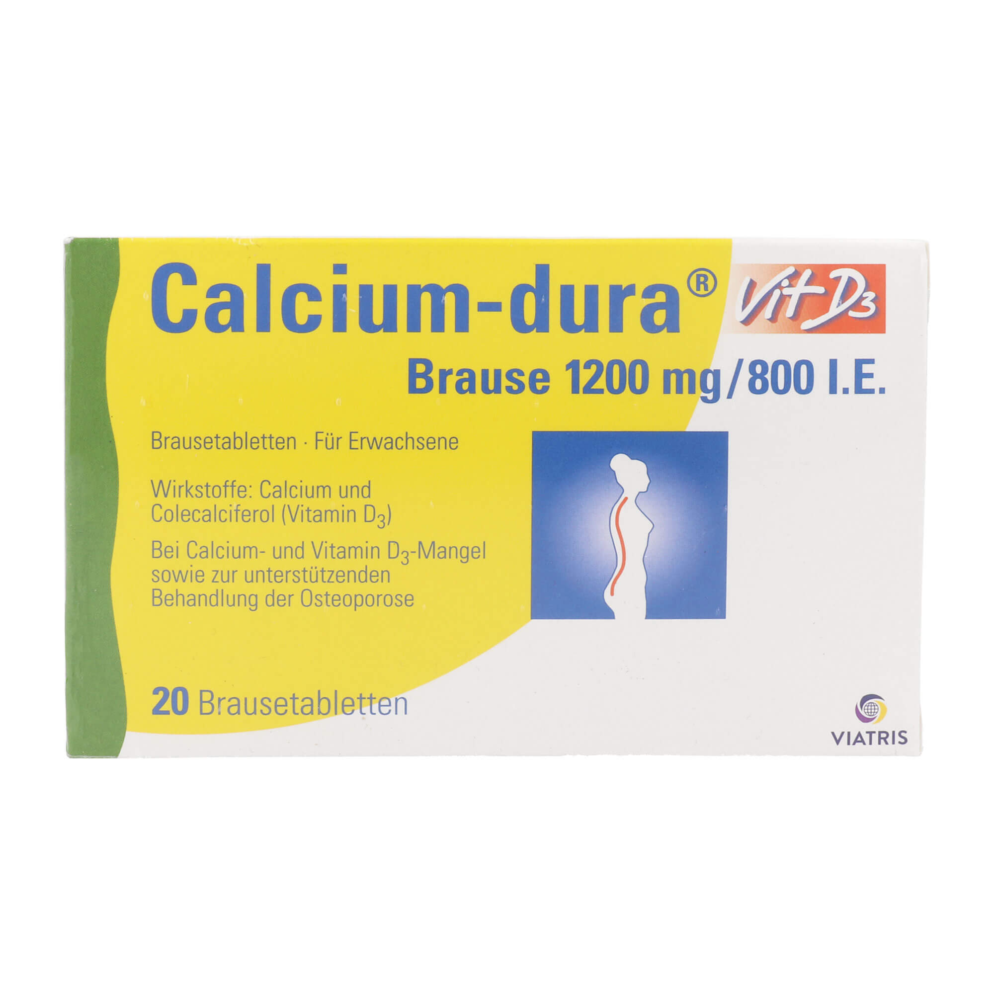 Calcium-dura Vit D3 Brause 1200 mg/800 I.E.