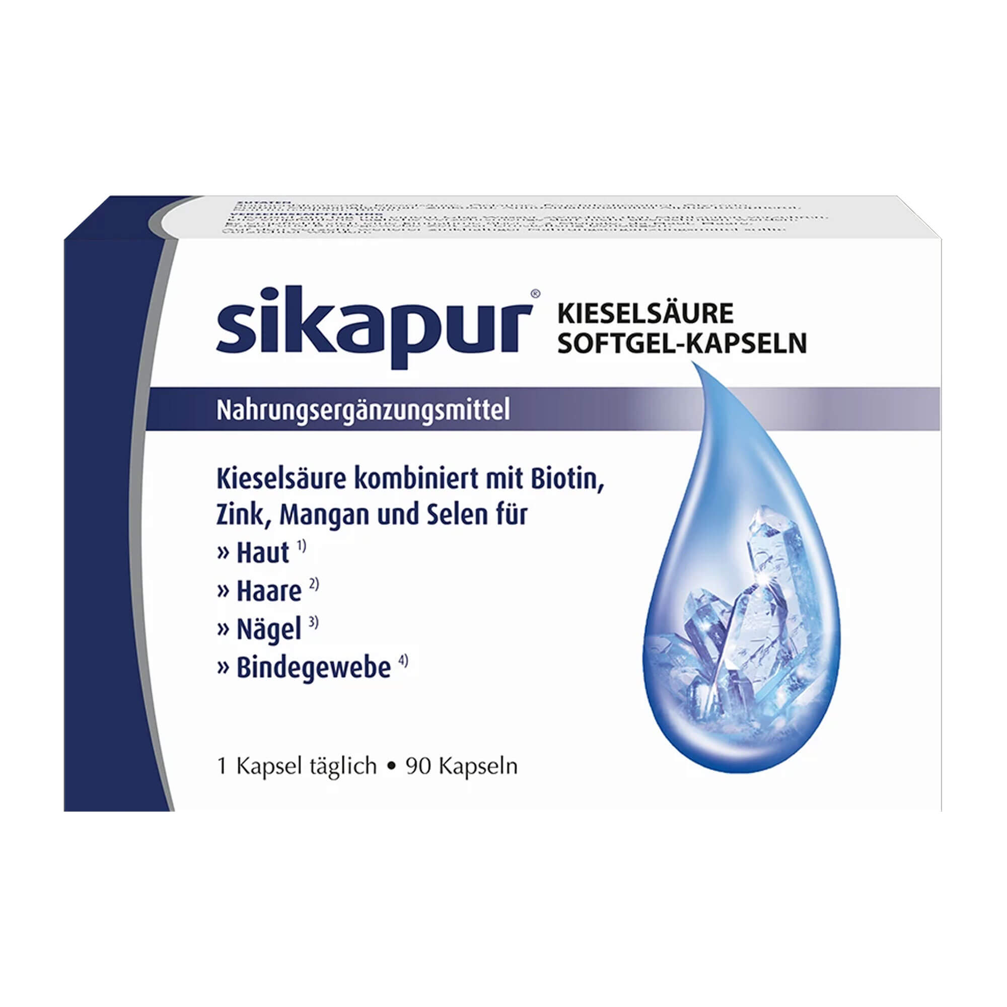 Sikapur Kieselsäure Softgel-Kapseln