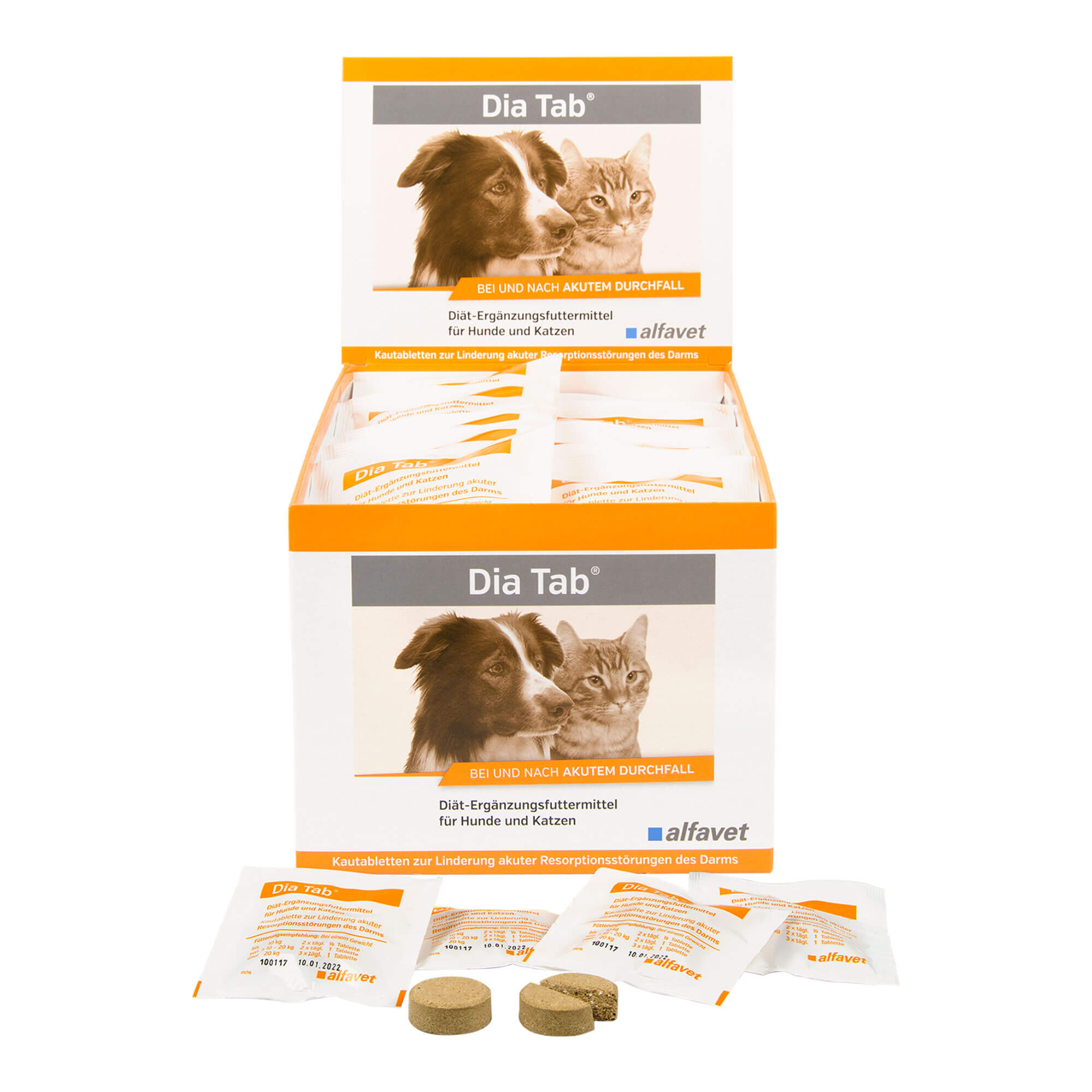 Dia Tab Kautabletten für Hunde/Katzen