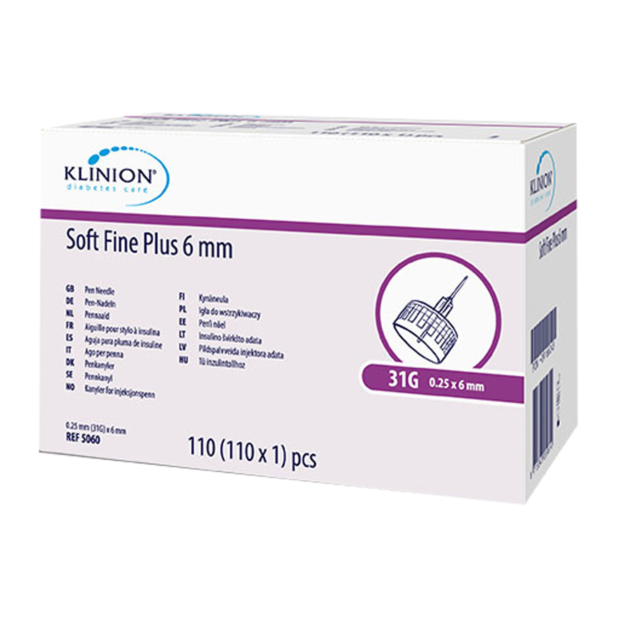 Soft Fine plus Kanülen 6mm 31G 0,25 mm