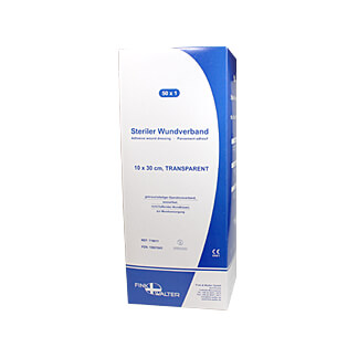 Fink und Walter Steriler Wundverband 10 x 30 cm, transparent