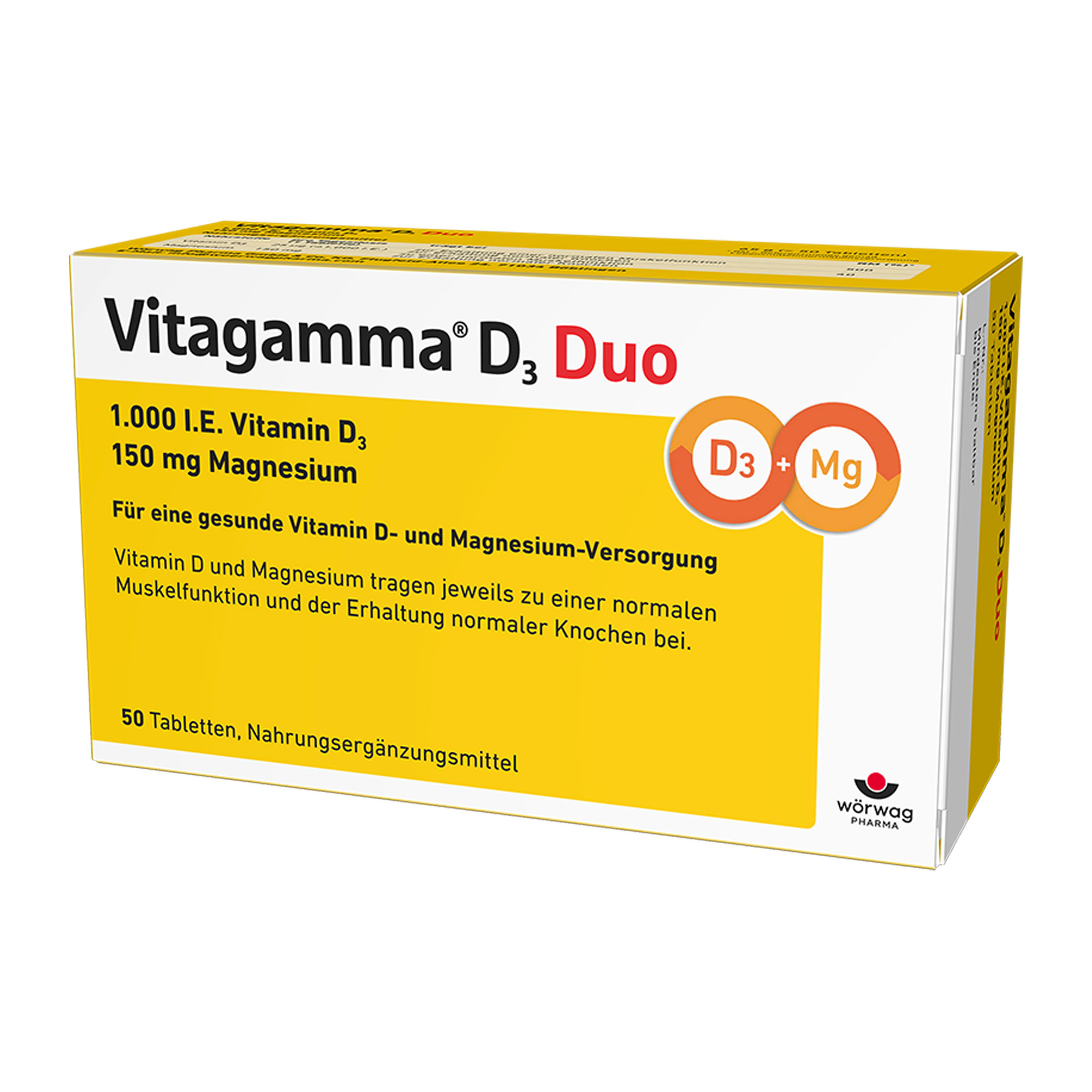 Vitagamma D3 Duo 1.000 I.E Vit.D3 150mg Magnesium