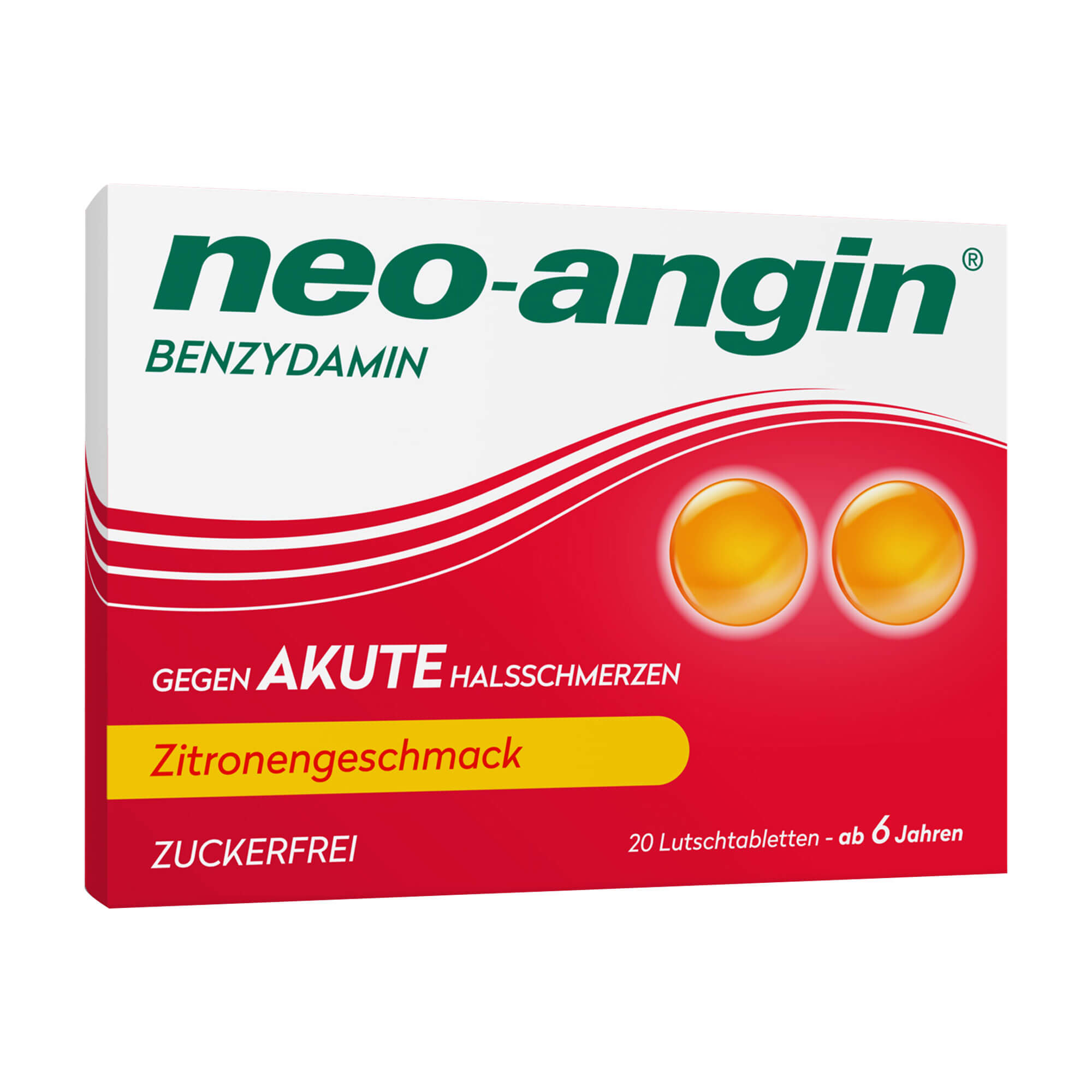 Neo-Angin Benzydamin akute Halsschmerzen Zitrone