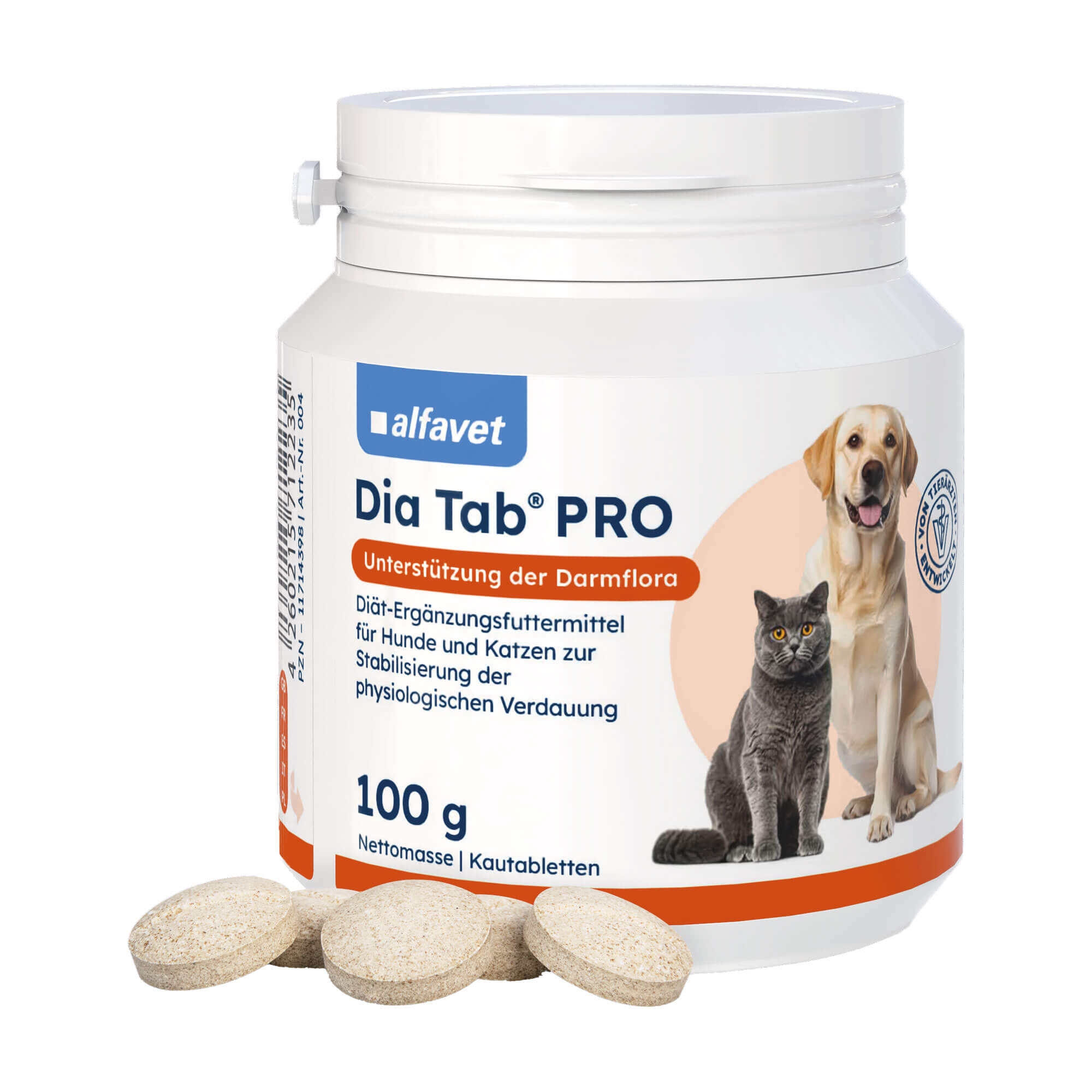 Dia Tab PRO Kautabletten für Hunde und Katzen