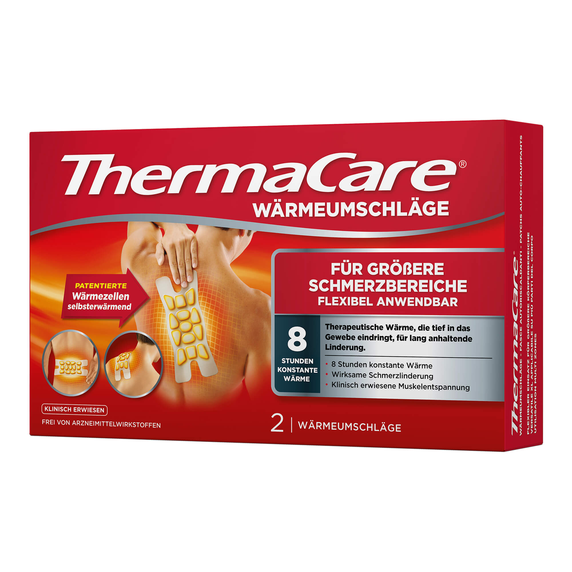 ThermaCare Wärmeauflagen Flexibel für große Schmerzbereiche
