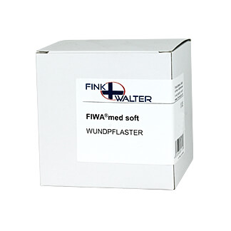 FIWA med soft Wundpflaster Vlies 8 cm x 5 m hautfarbend