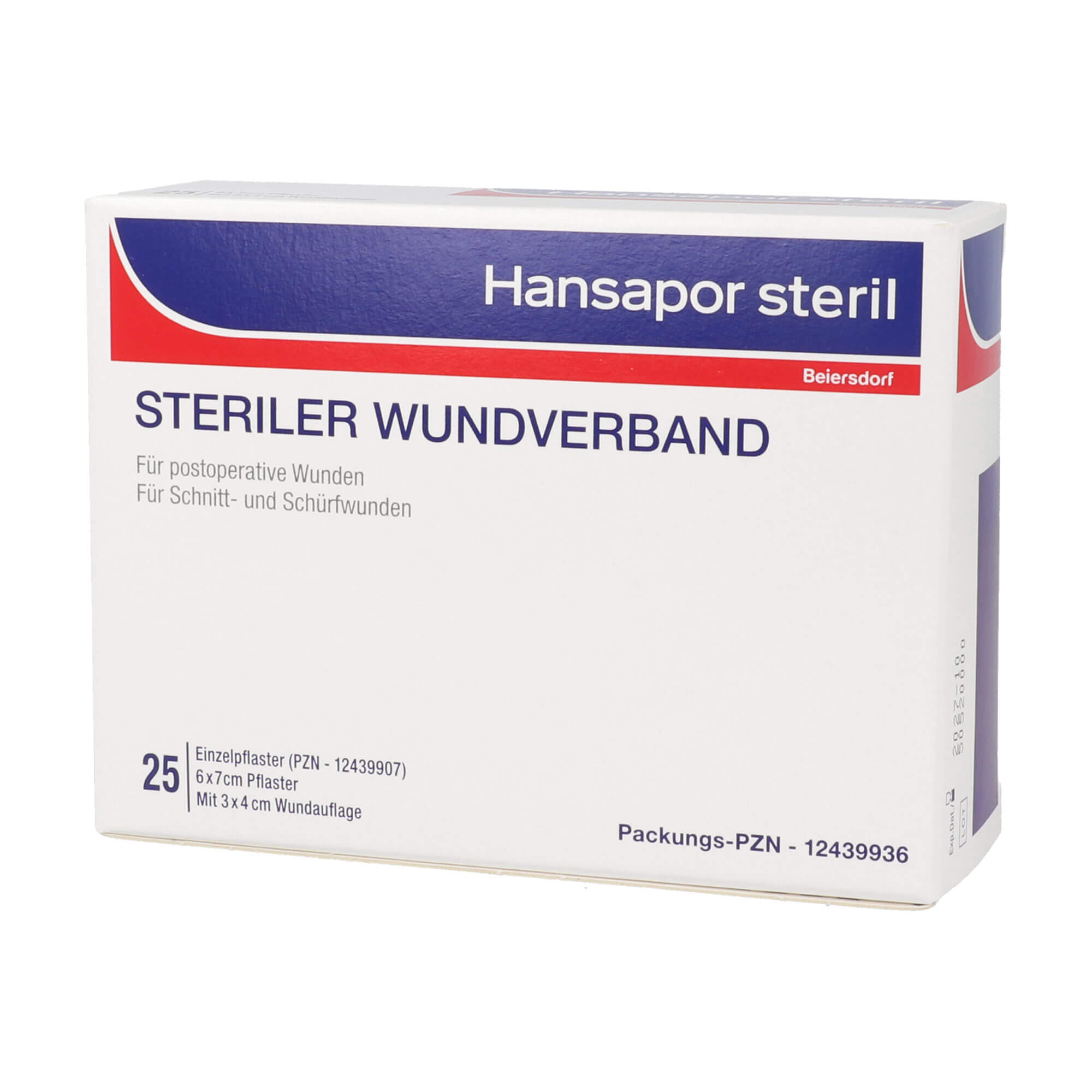 Hansapor steril Wundverband 6 x 7 cm