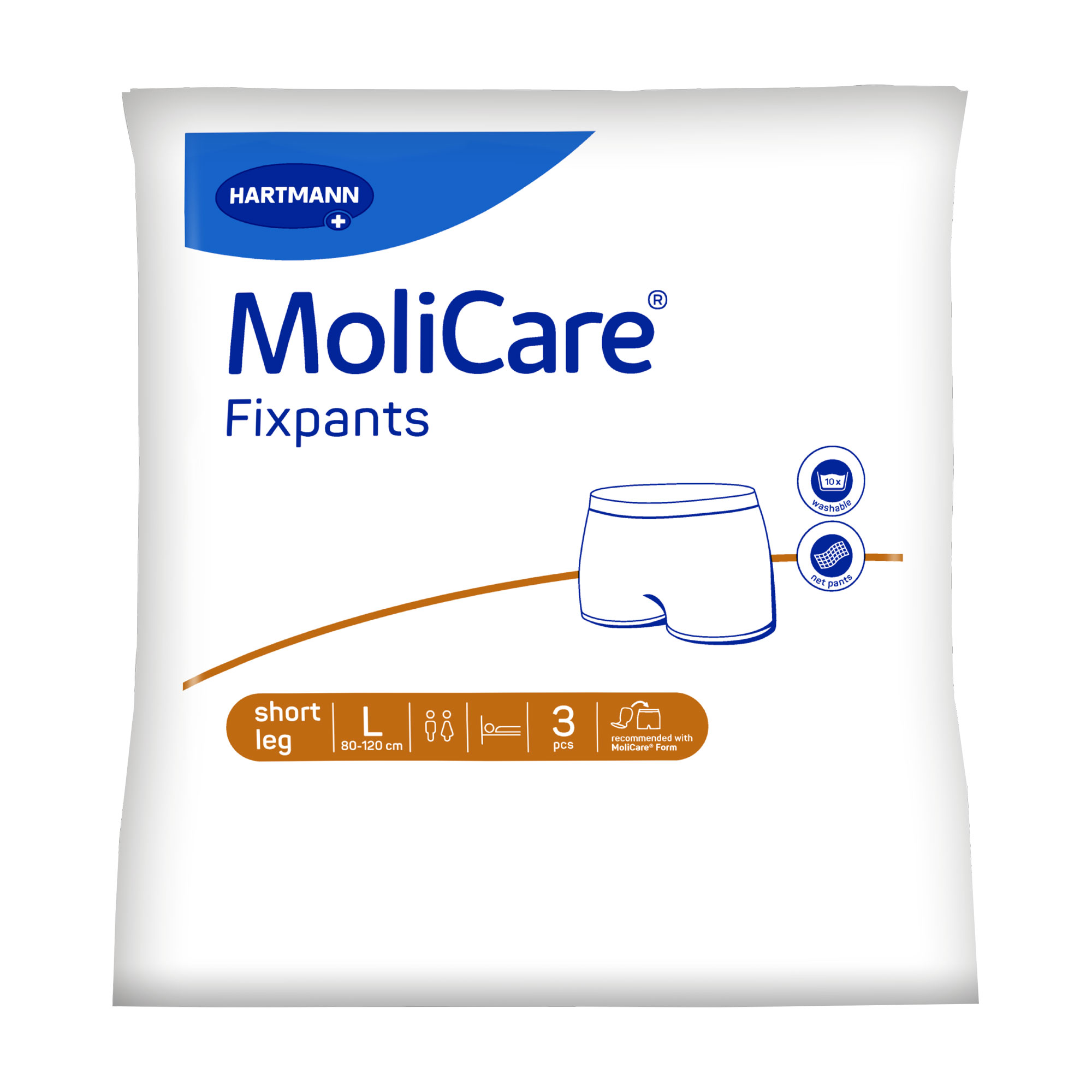 MoliCare Fixpants short leg Größe L