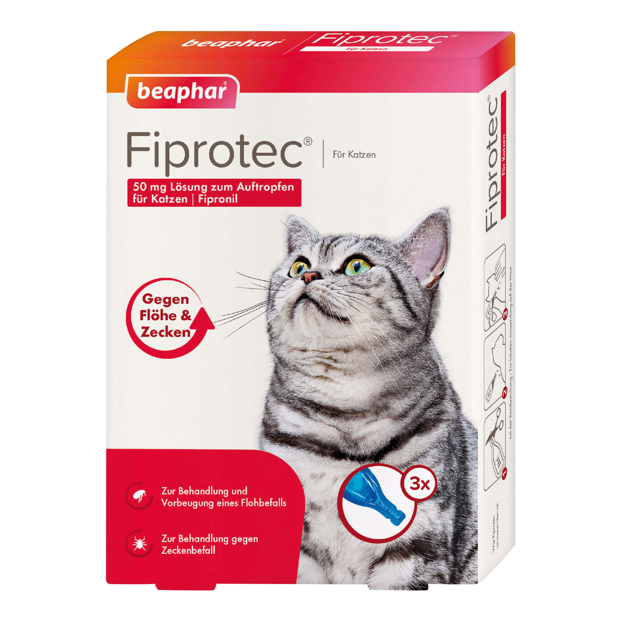 Fiprotec 50 mg Spot-On Lösung für Katzen