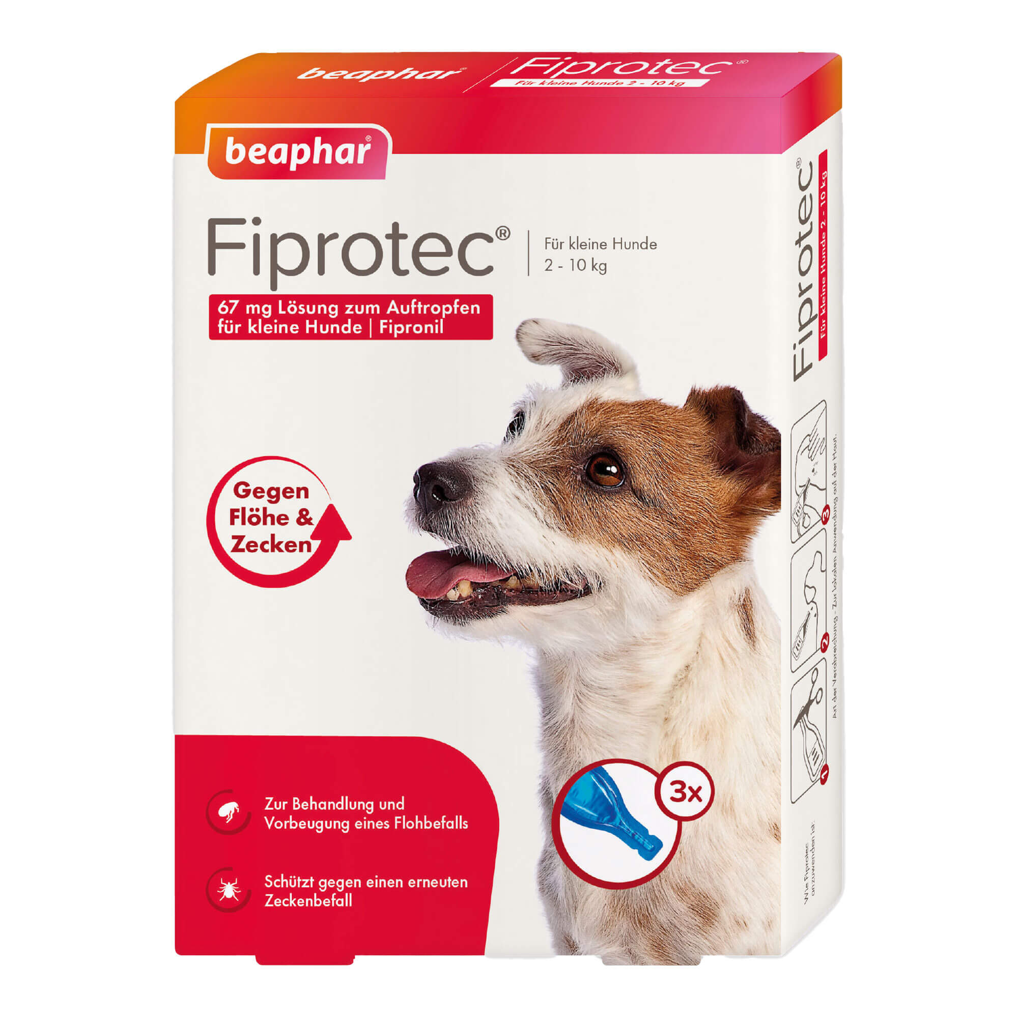 Fiprotec 67 mg Spot-On Lösung für kleine Hunde