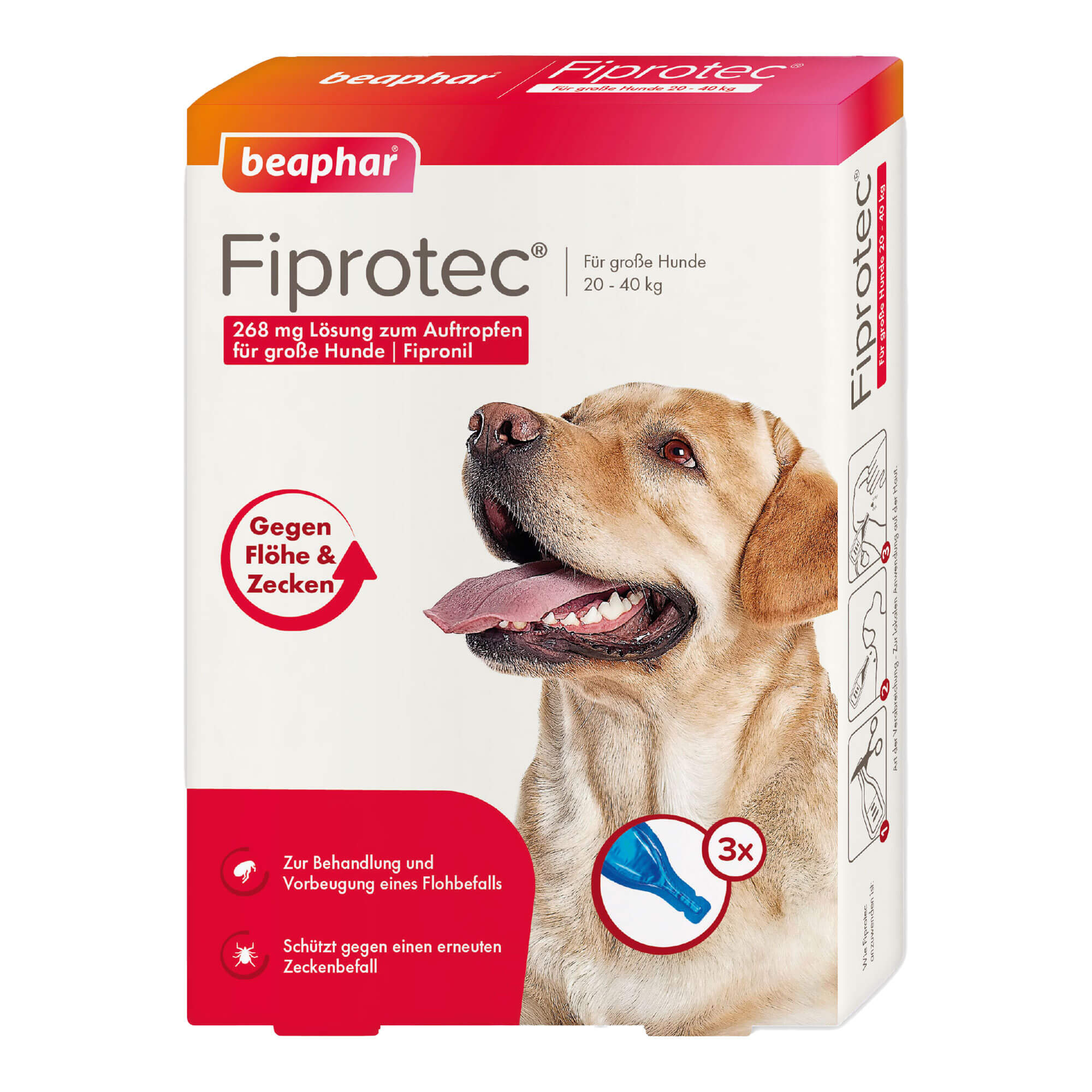 Fiprotec 268 mg Spot-On Lösung für große Hunde