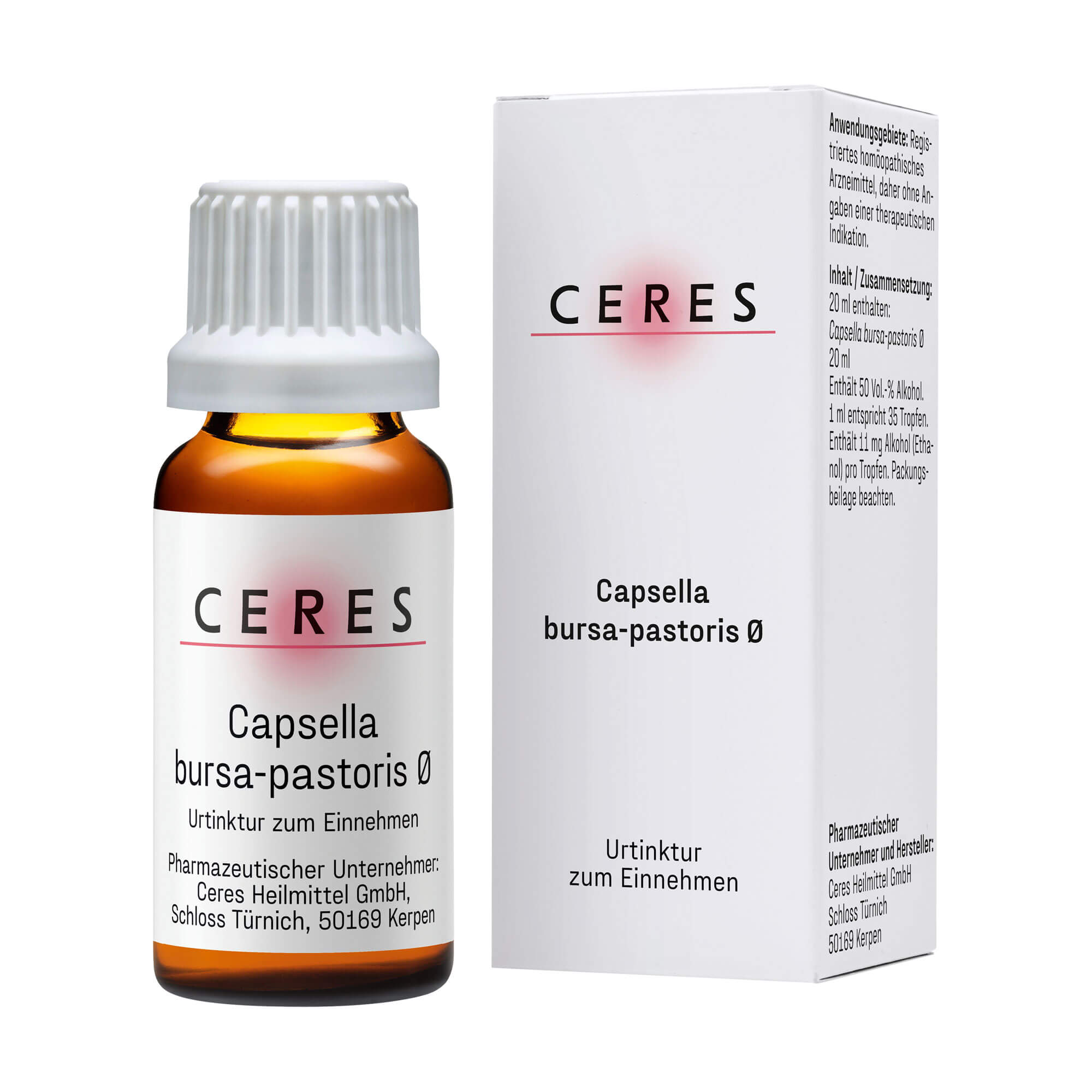 Ceres Capsella bursa-pastoris Urtinktur