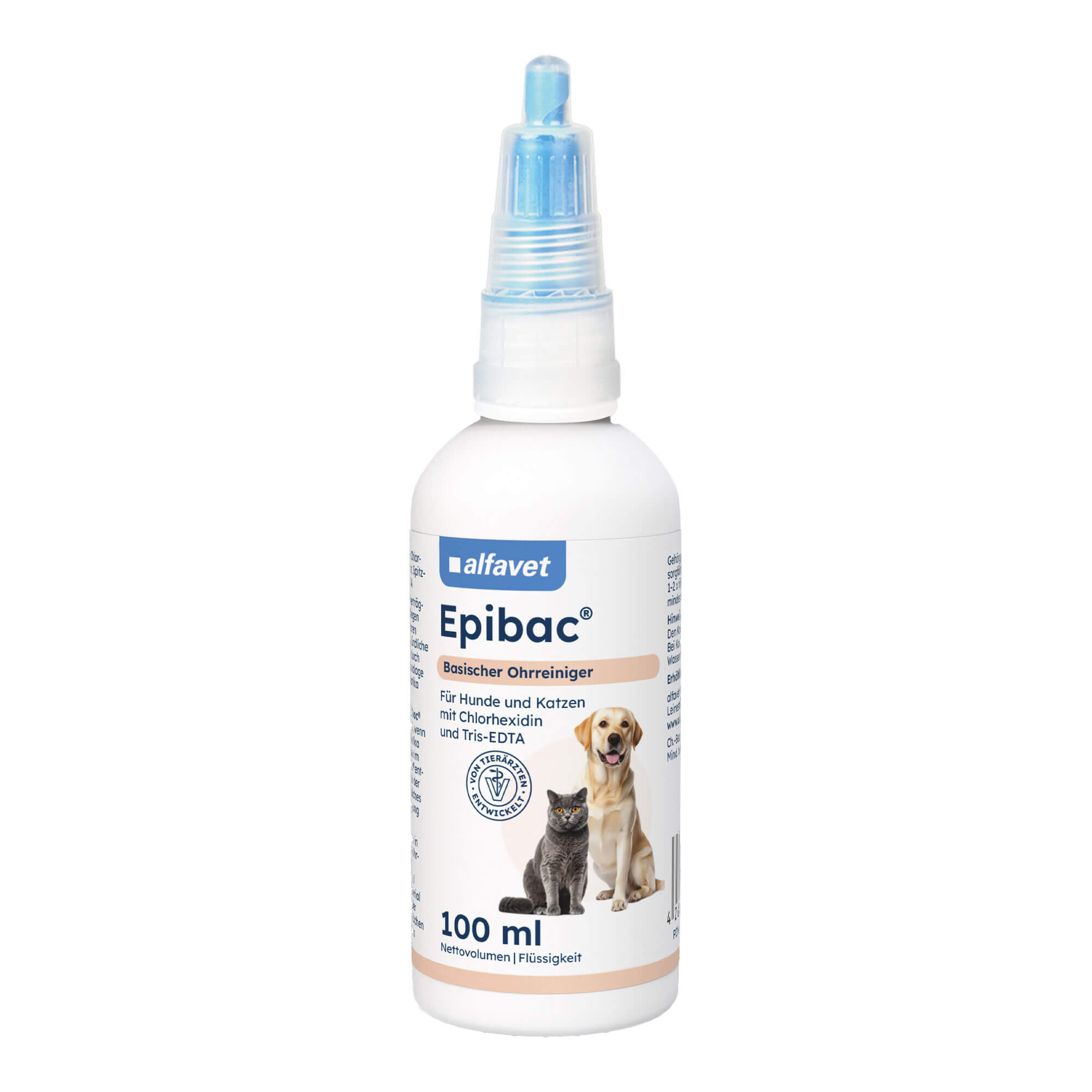 Epibac Basischer Ohrreiniger Lösung für Hunde/Katzen