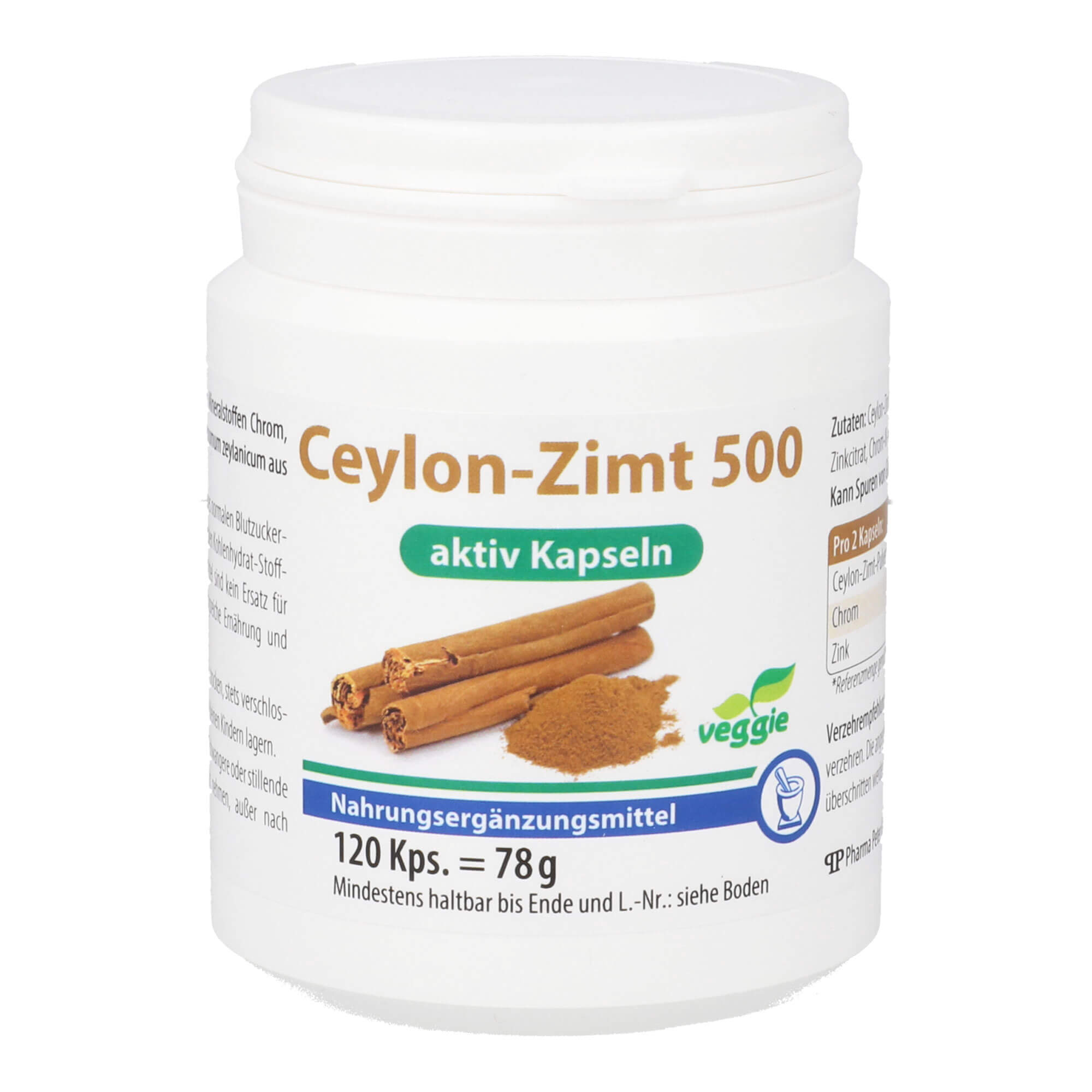 Ceylon-Zimt aktiv 500 Kapseln
