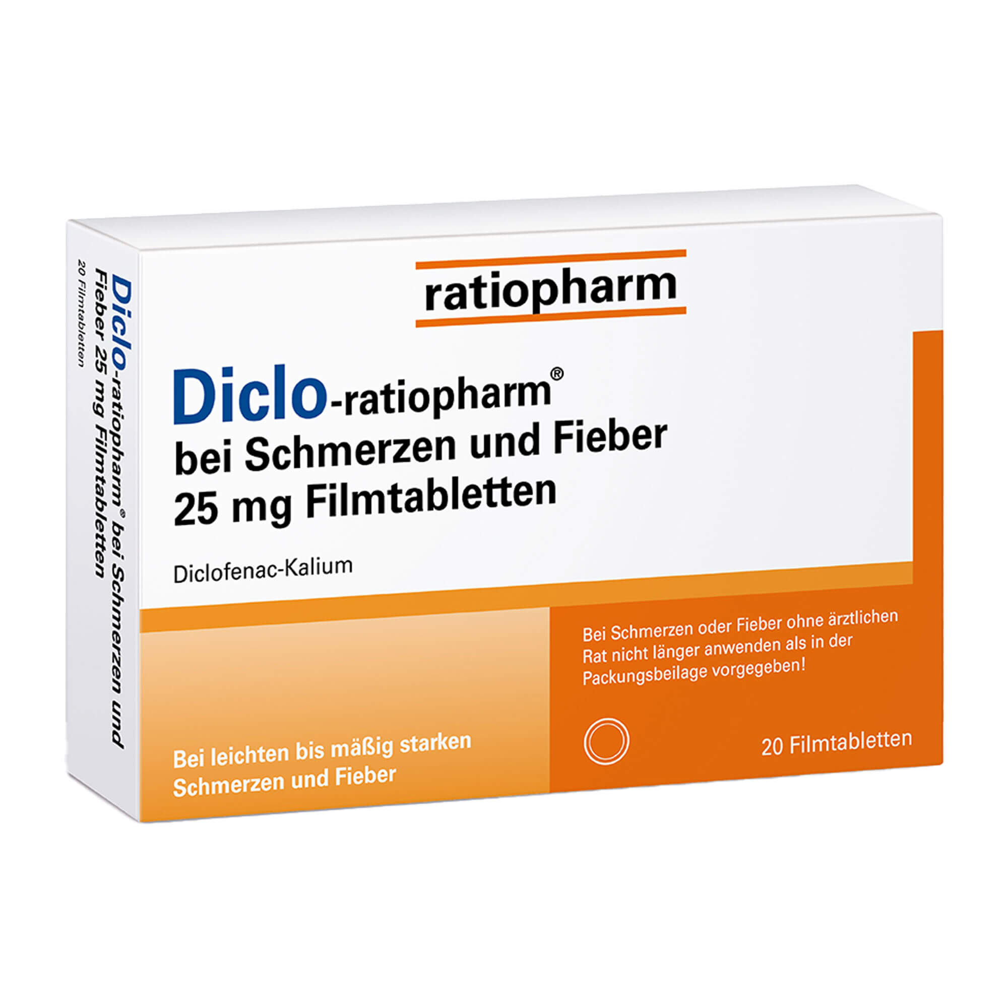 Diclo-ratiopharm 25 mg Filmtabletten bei Schmerzen