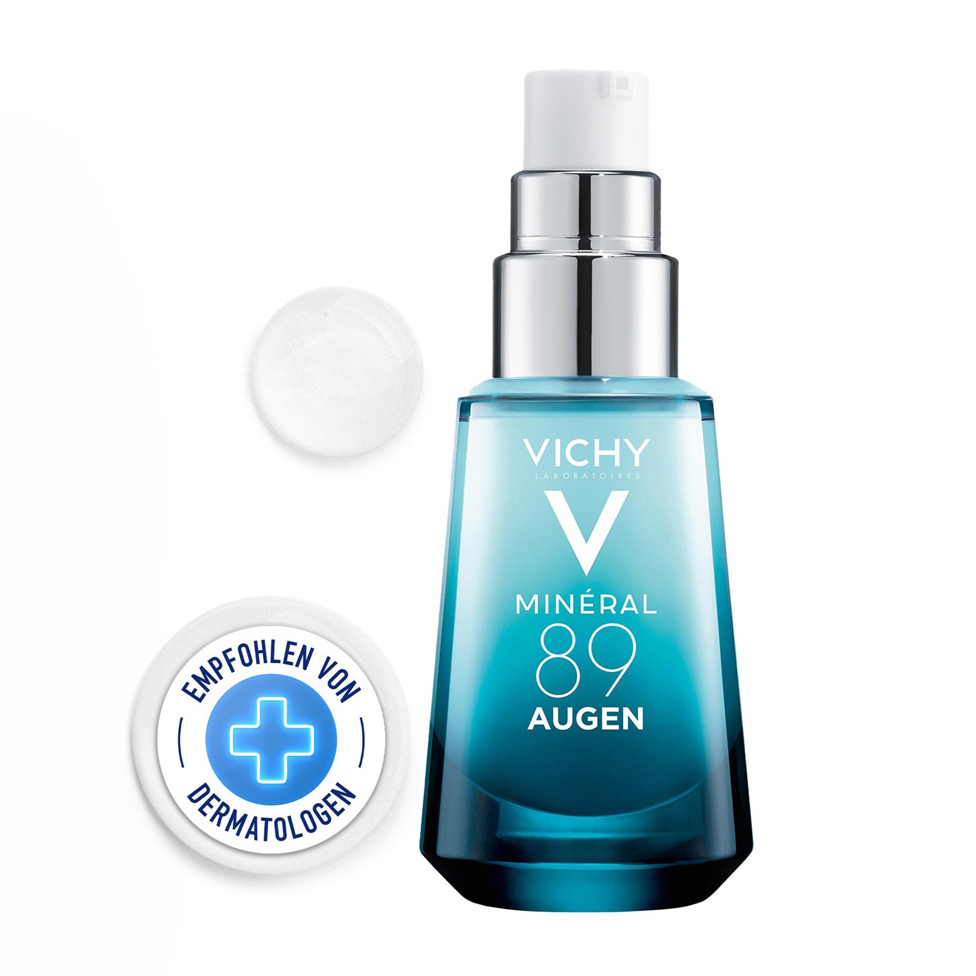 Vichy Minéral 89 Augen, Augencreme mit Hyaluron