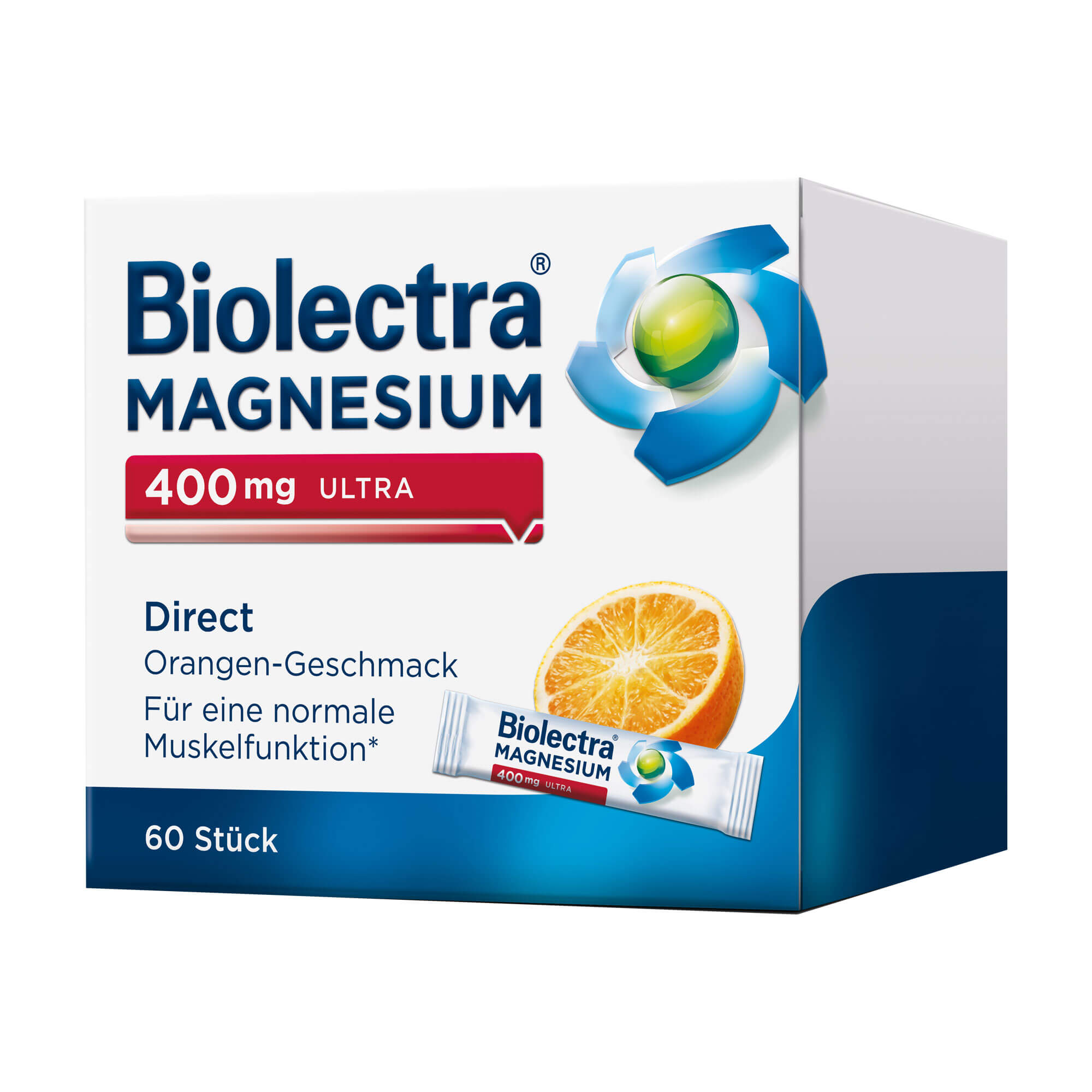 Biolectra Magnesium 400 mg Ultra Direct Sticks Orange