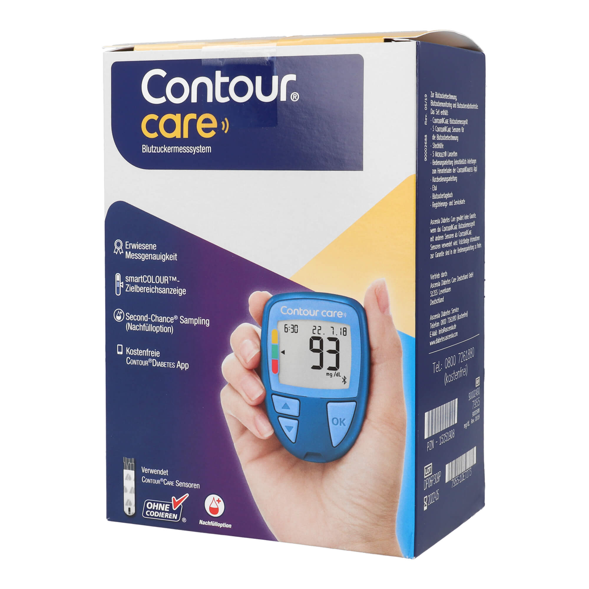 Contour Care Set Blutzuckermesssystem mg/dl