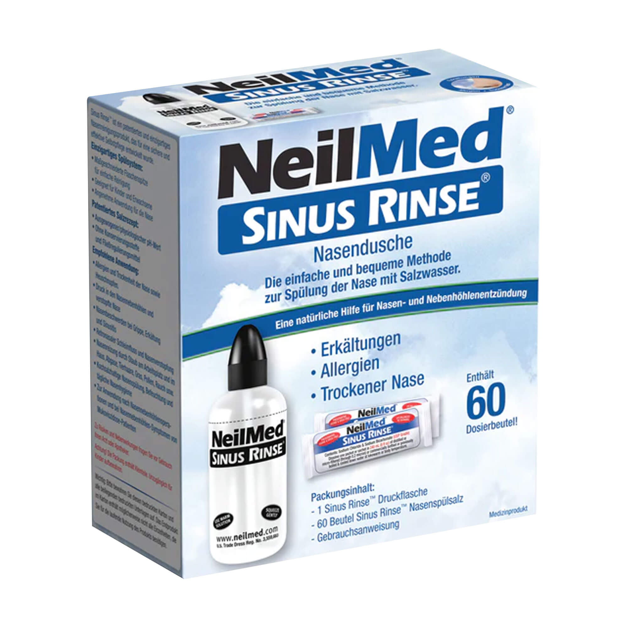 NeilMed Sinus Rinse Nasendusche + 60 Dosierbeutel