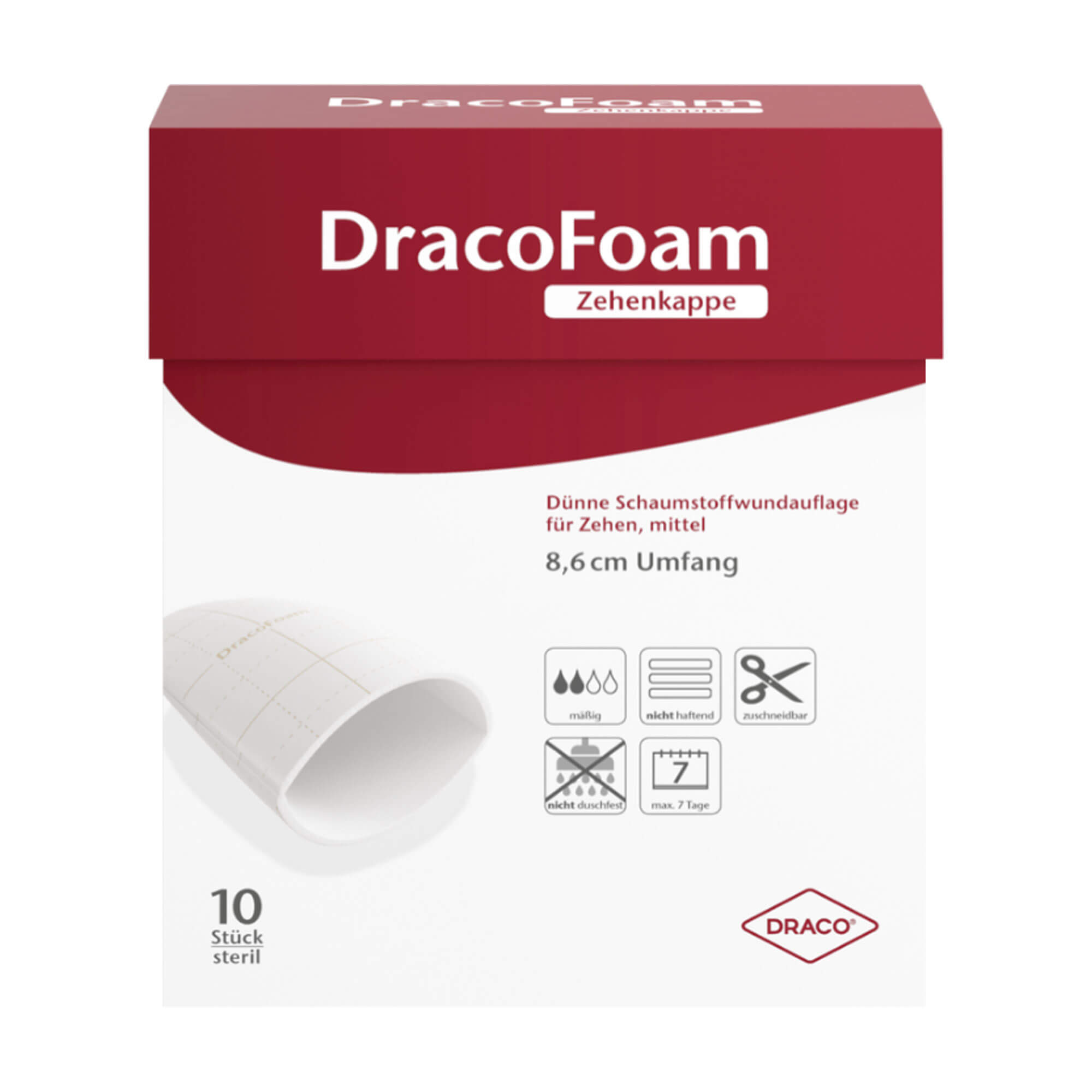 DracoFoam Zehenkappe mittel