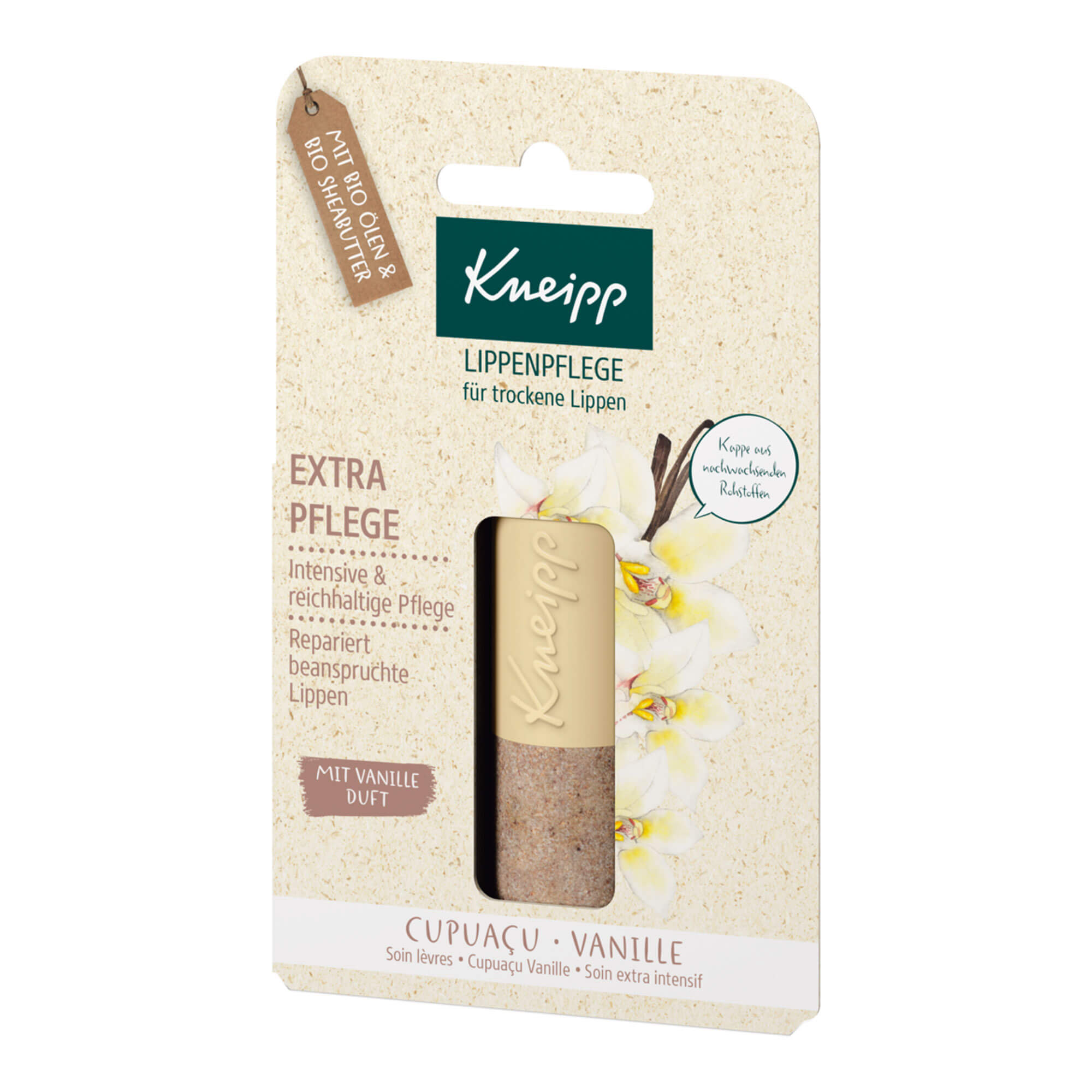 Kneipp Lippenpflege Extra Pflege Cupuacu-Nuss-Vanille