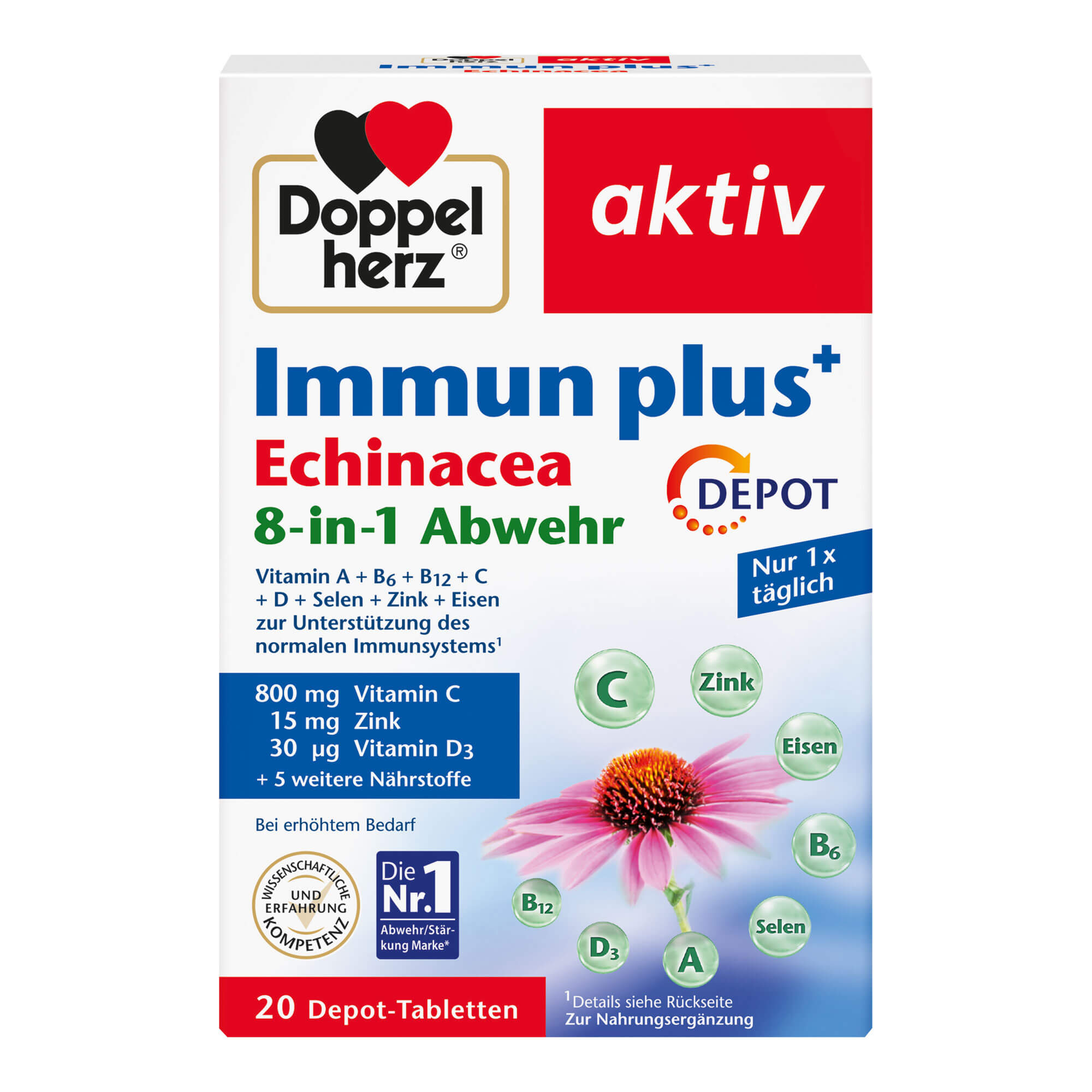 Doppelherz aktiv Immun plus Echinacea Depot Tabletten