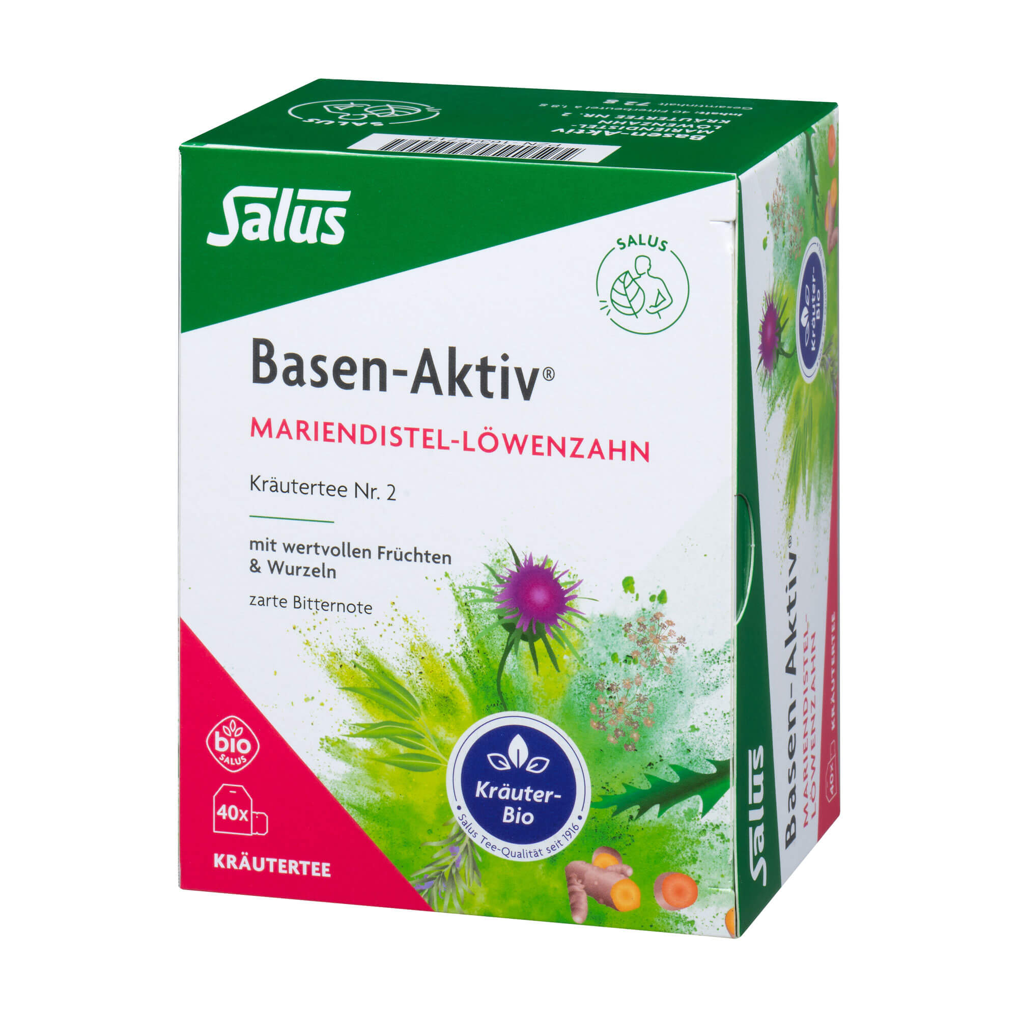 Basen Aktiv Tee Nr. 2 Mariendistel-Löwenzahn Bio Salus