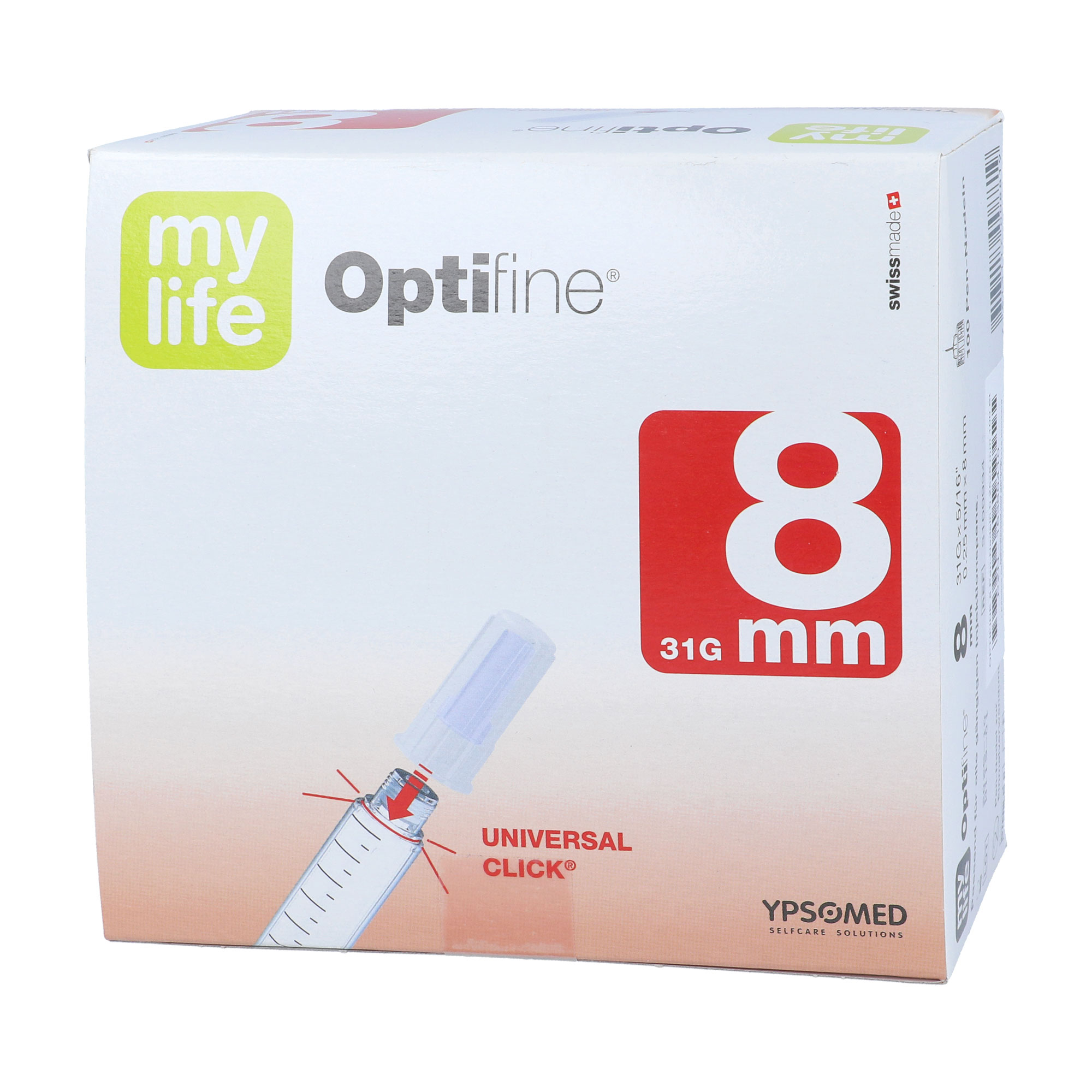 mylife Optifine Pen-Nadeln 0,25 x 8 mm