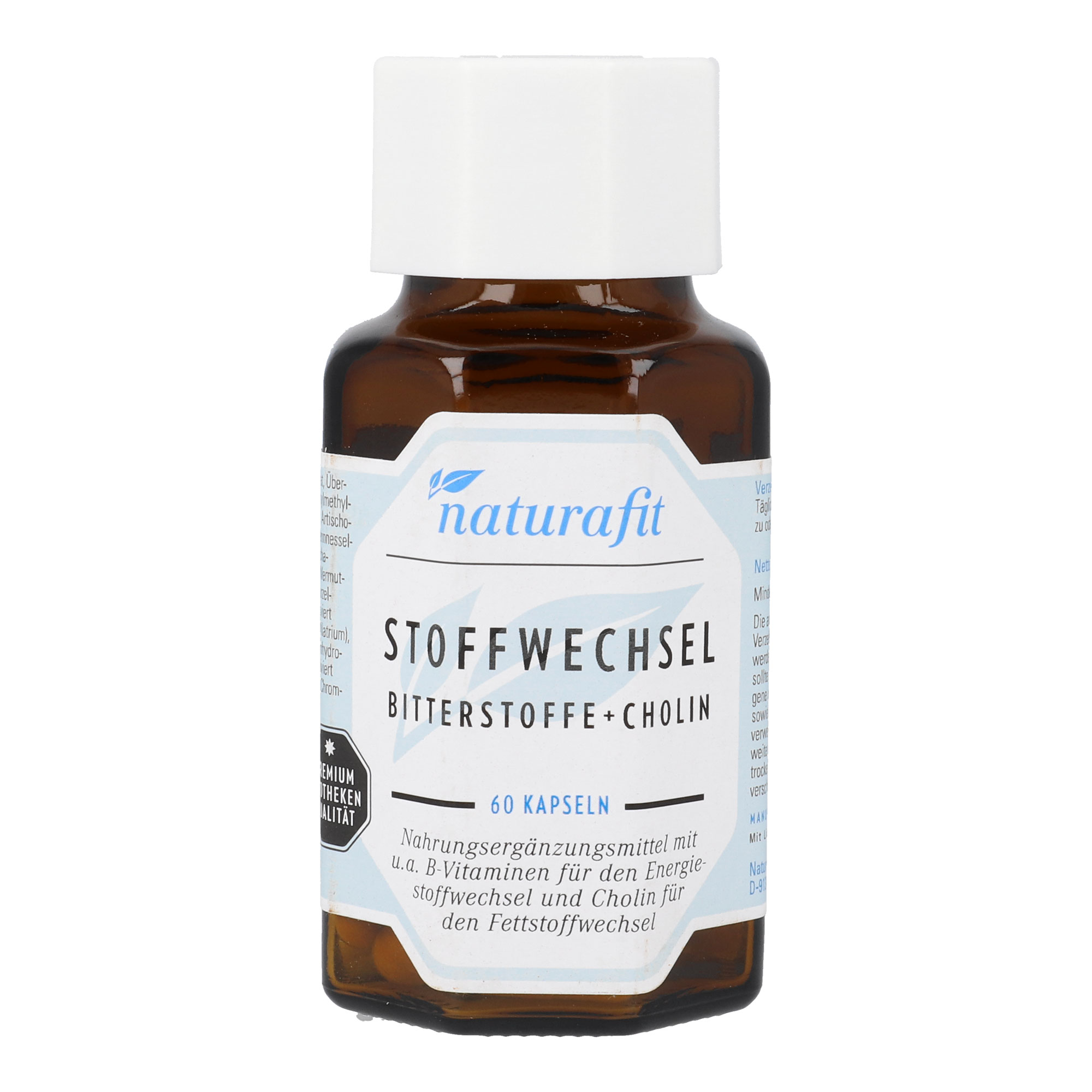 Naturafit Stoffwechsel Bitterstoffe+Cholin Kapseln
