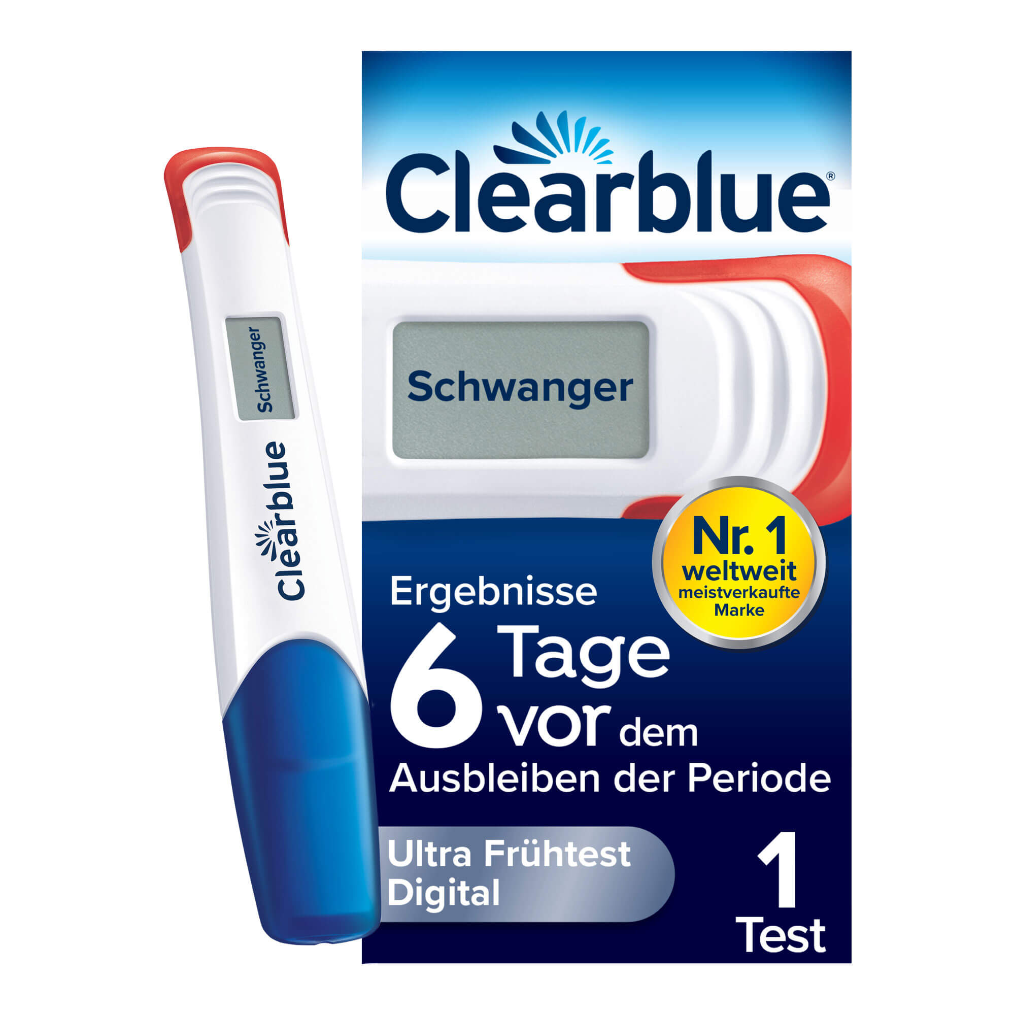 Clearblue Schwangerschaftstest Ultra Frühtest digital