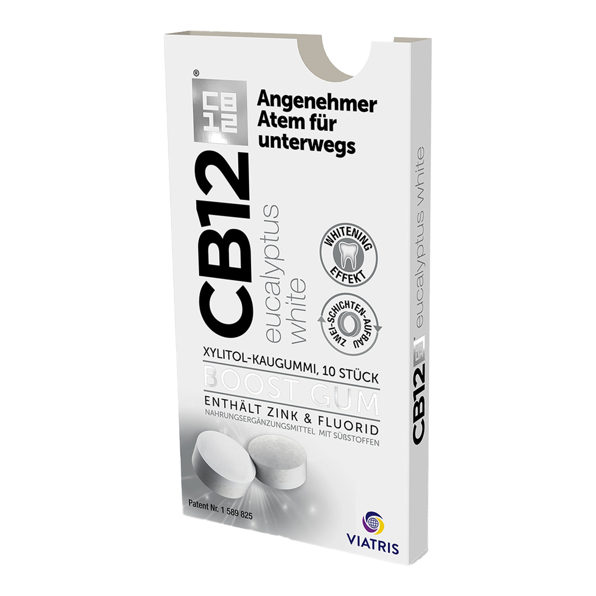 CB12 boost Kaugummi eucalyptus white