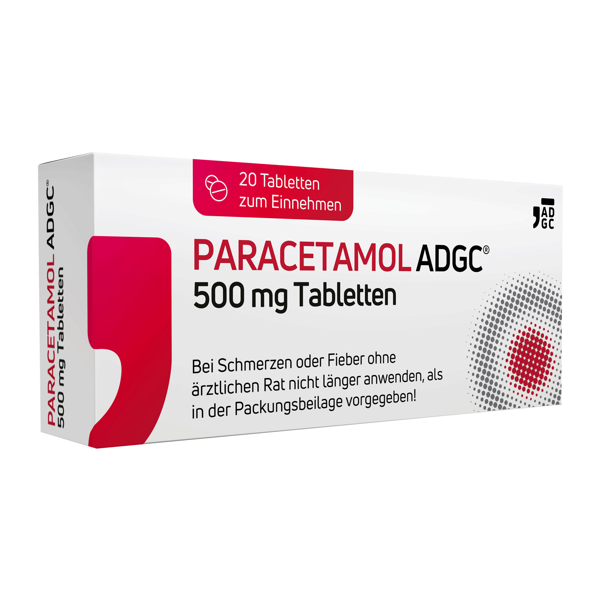 Paracetamol Adgc 500 mg Tabletten