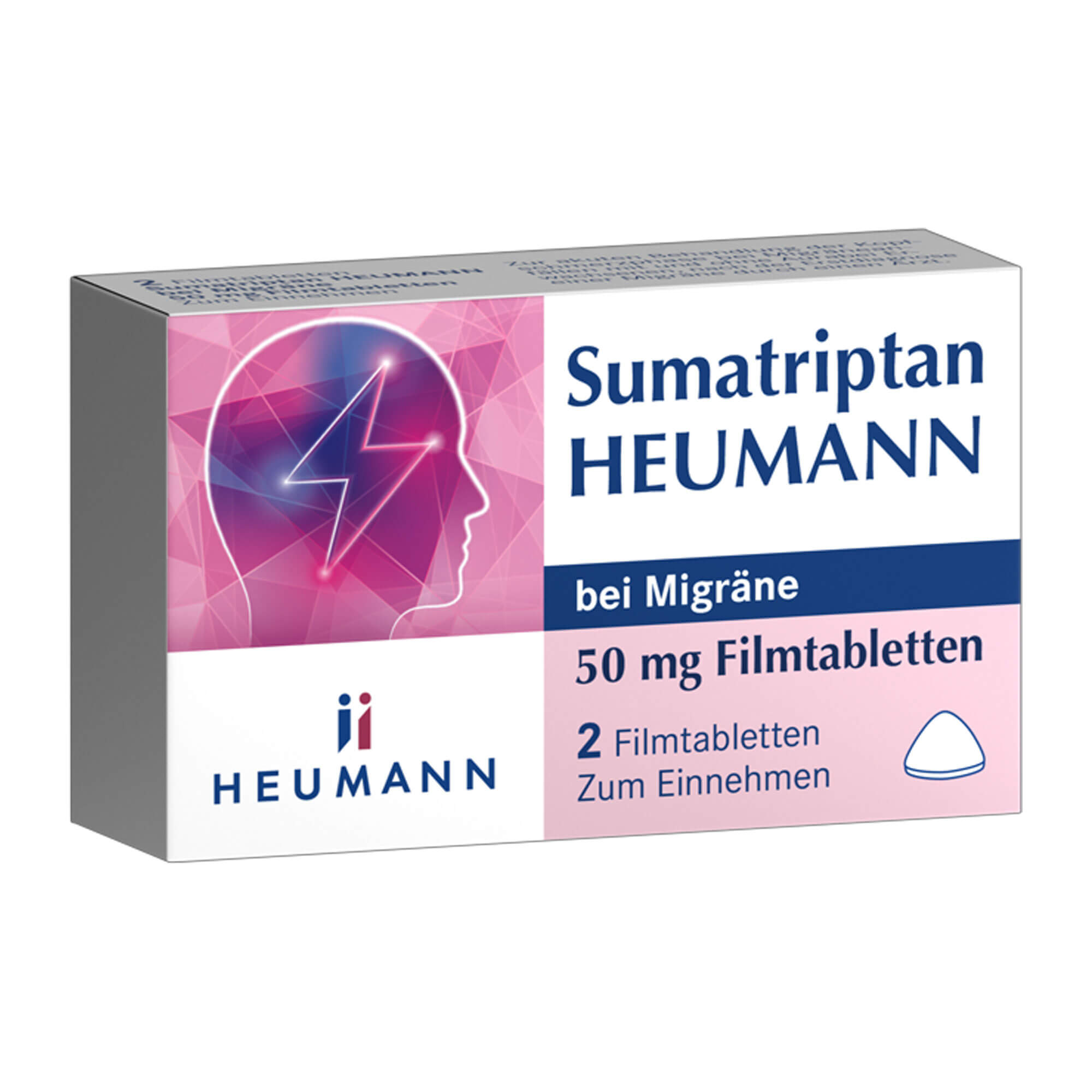 Sumatriptan Heumann bei Migräne 50 mg Filmtabletten