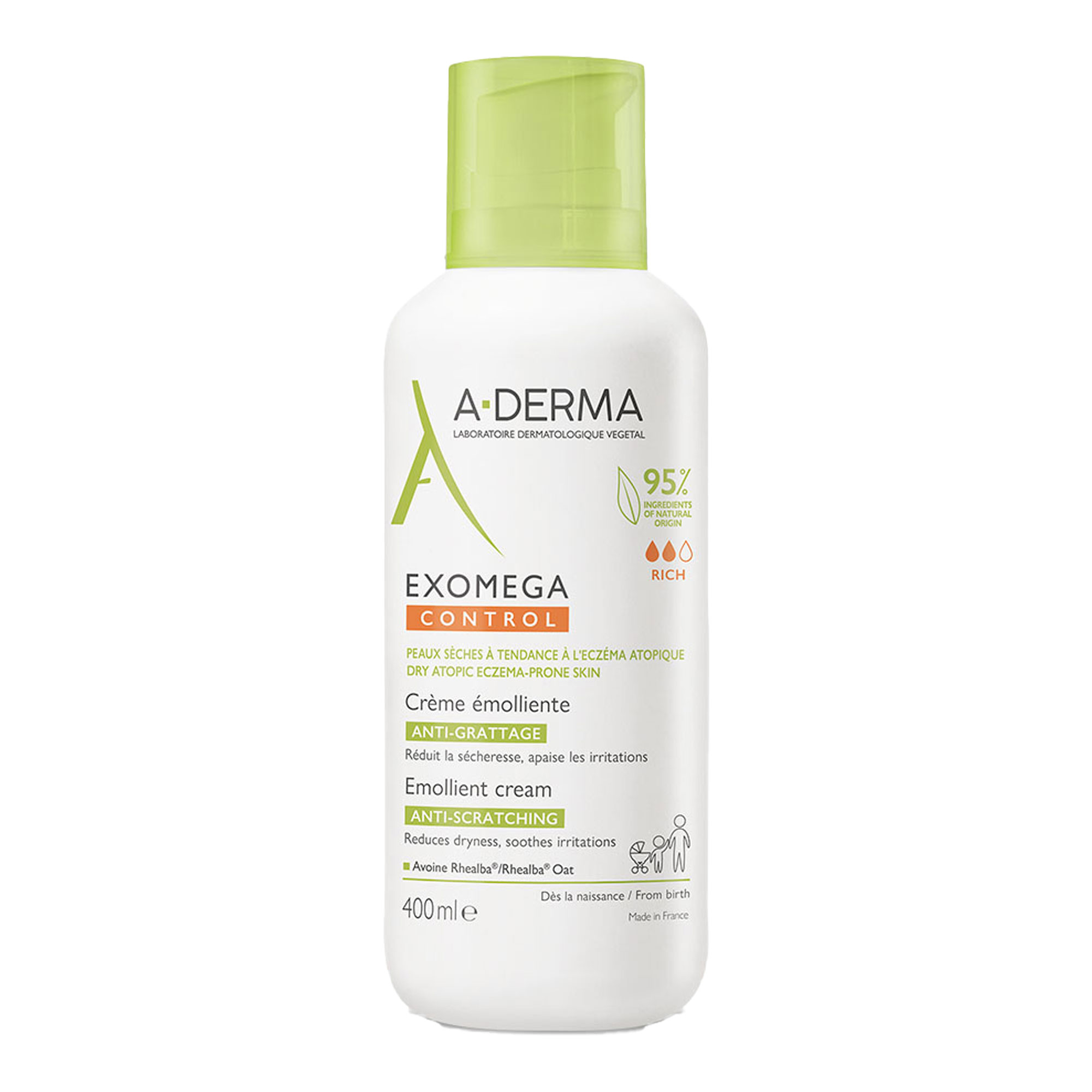 A-Derma EXOMEGA Control Creme rückfettend