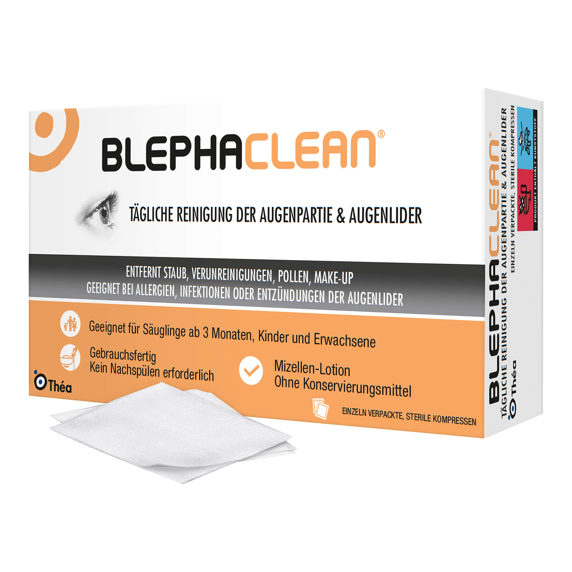 Blephaclean sterile Kompressen