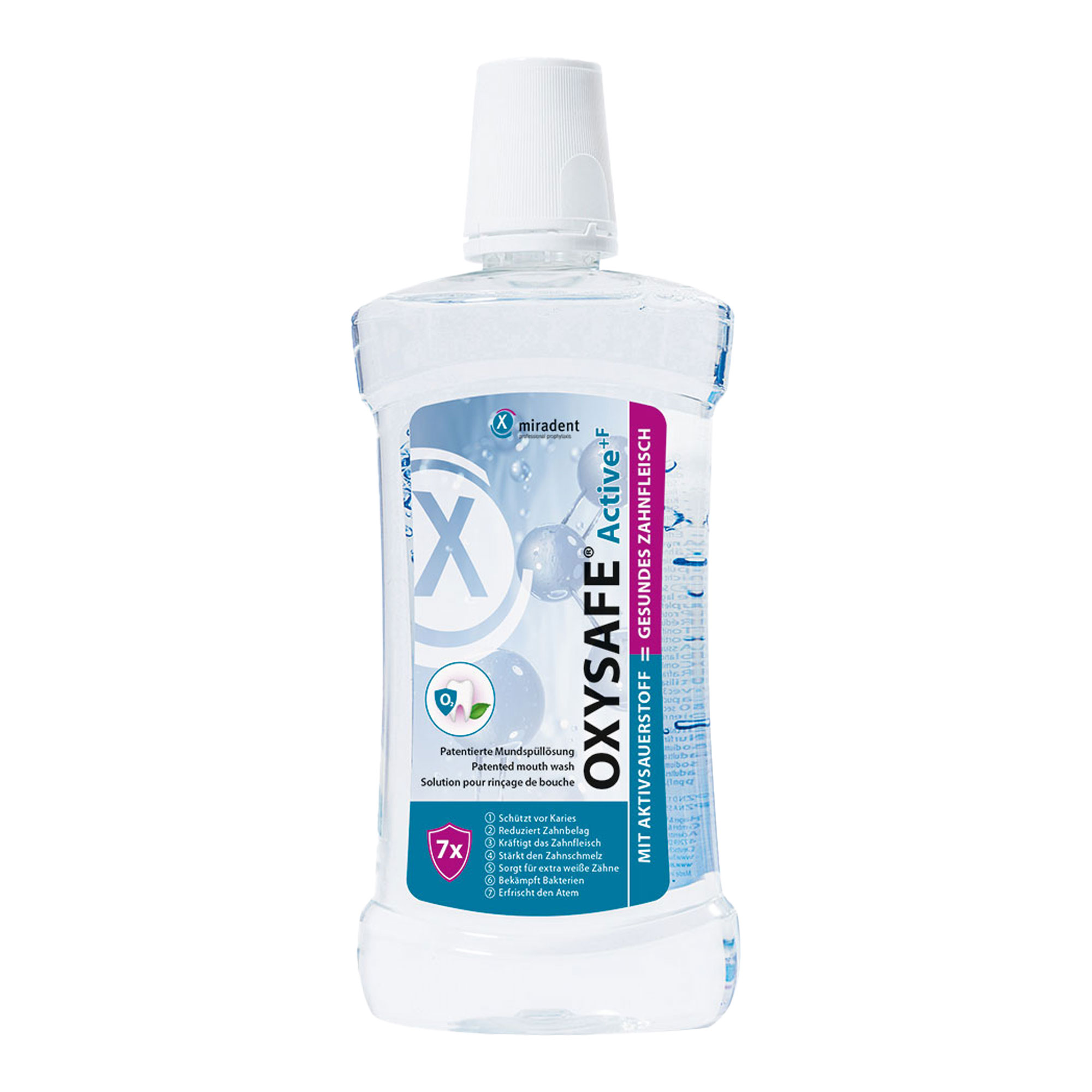 Miradent Oxysafe Active +F Mundspüllösung