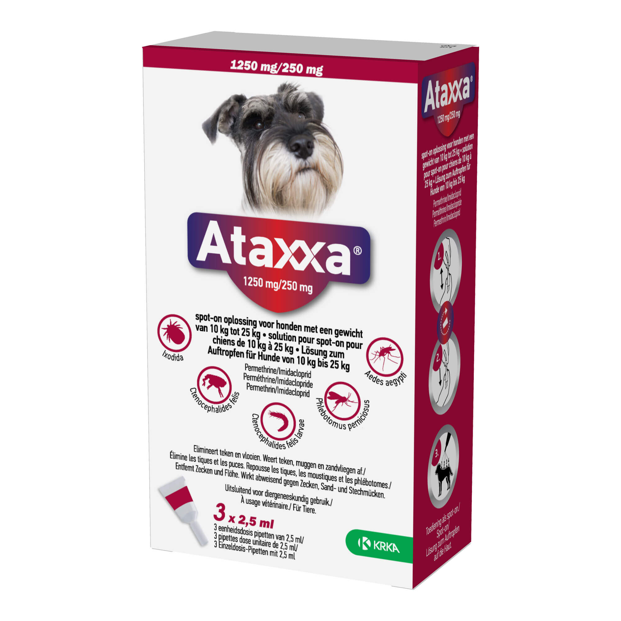Ataxxa zum Auftropfen Hunde 10- 1.250 mg Lösung