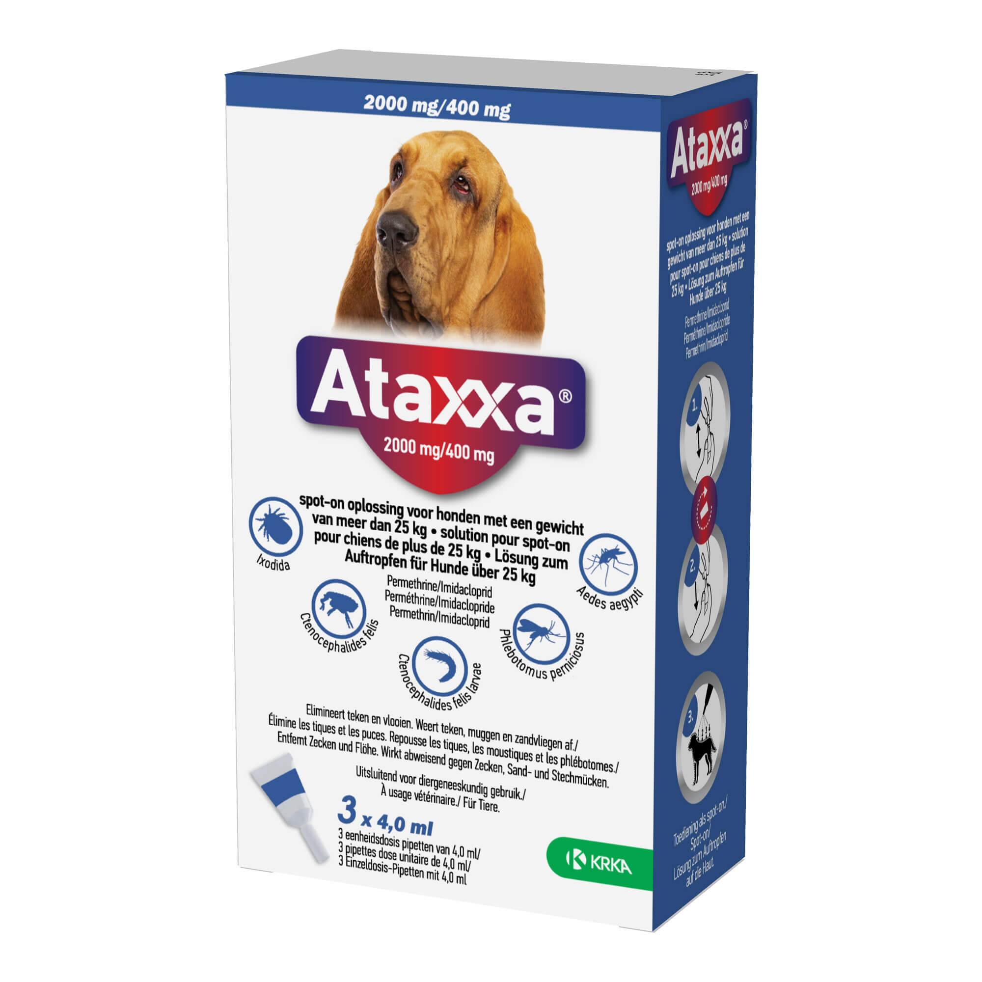 Ataxxa 2000 mg/400 mg Lösung zum Auftropfen Hunde über 25kg