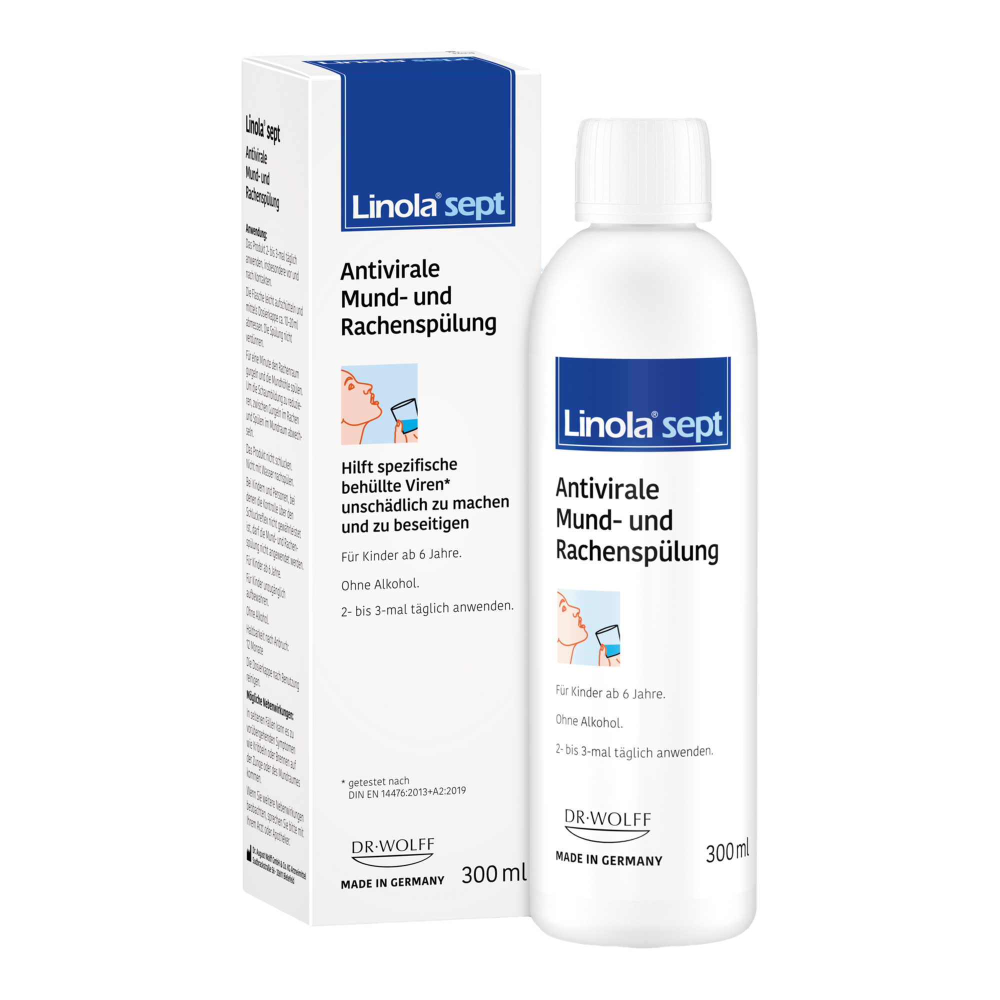 Linola sept Antivirale Mund- und Rachenspülung