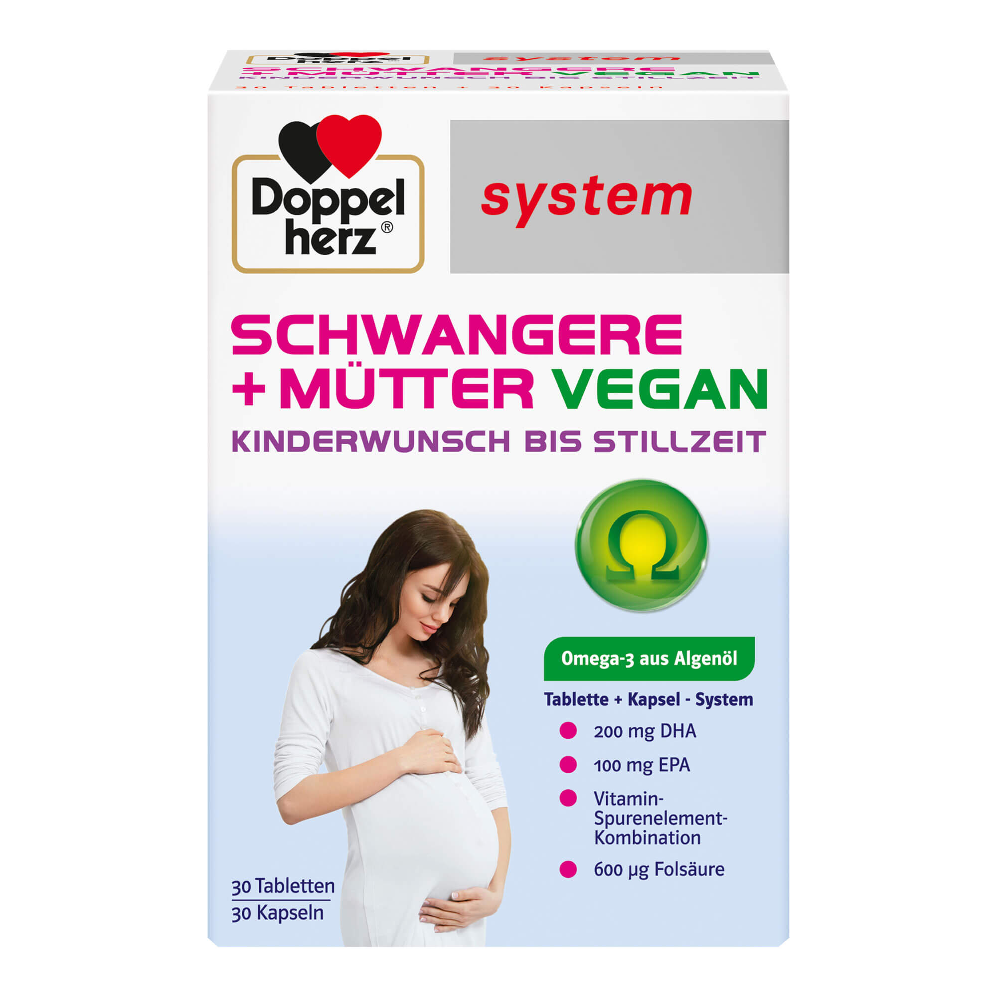 Doppelherz system Schwangere+Mütter Vegan Kombipackung