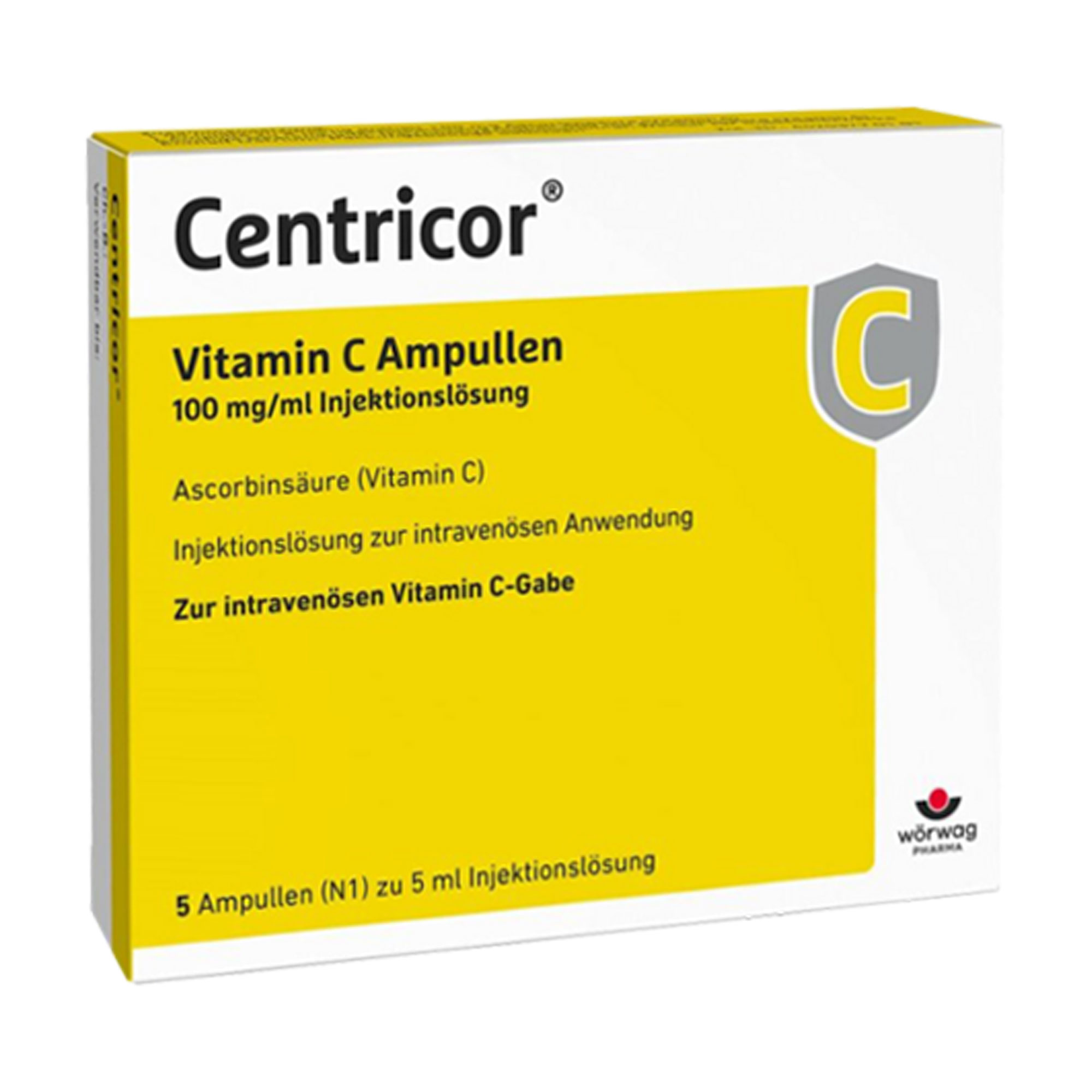 Centricor Vitamin C Ampullen 100 mg/ml Injektionslösung