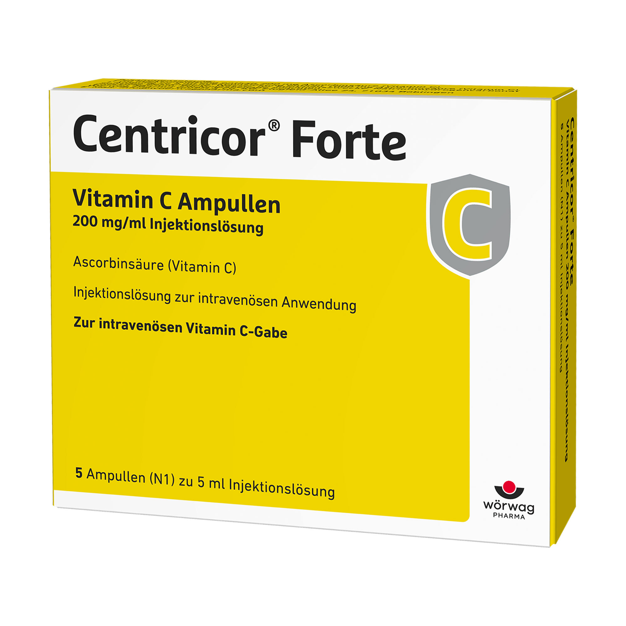Centricor Forte Vitamin C Ampullen 200 mg/ml Inj.-Lsg.