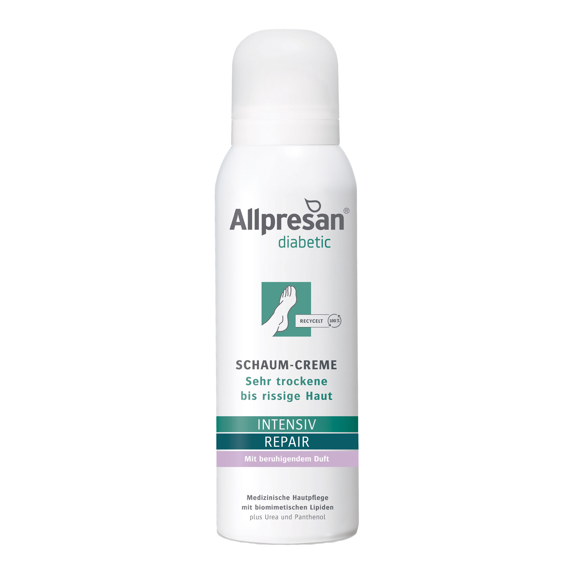 Allpresan diabetic Schaum-Creme INTENSIV+REPAIR mit Duft