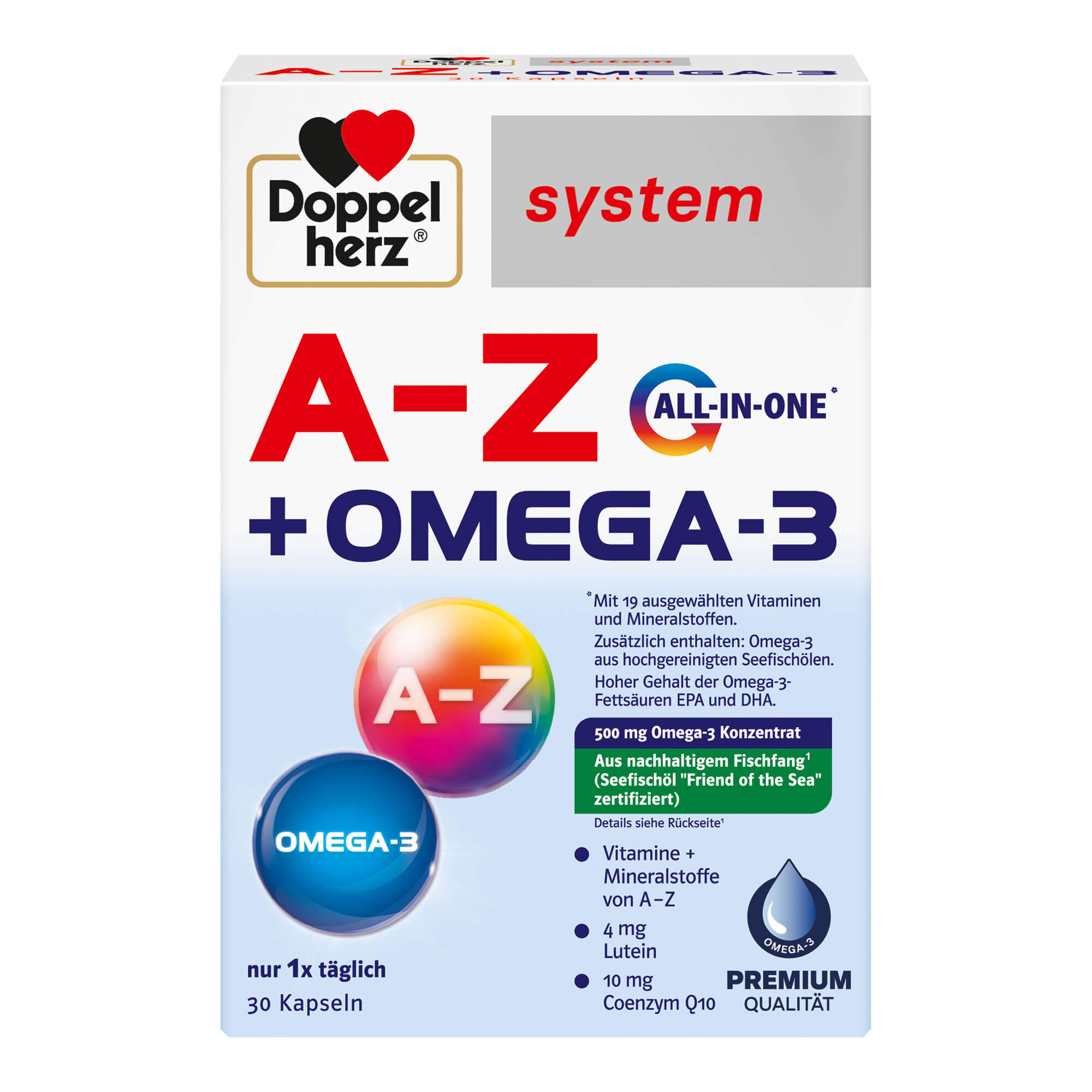 Doppelherz system A-Z+Omega-3 all-in-one Kapseln