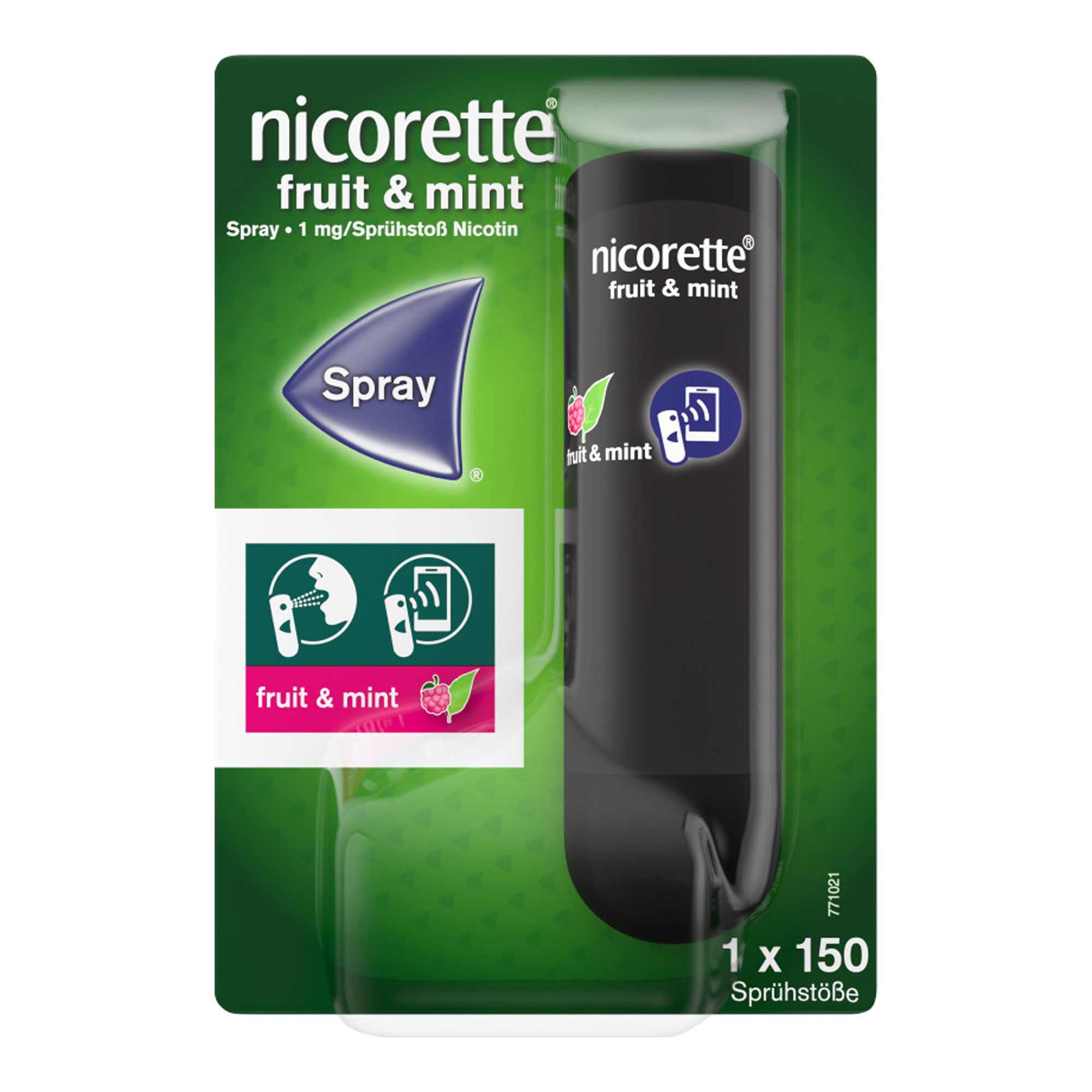 Nicorette Fruit & Mint Spray 1 mg/Sprühstoß