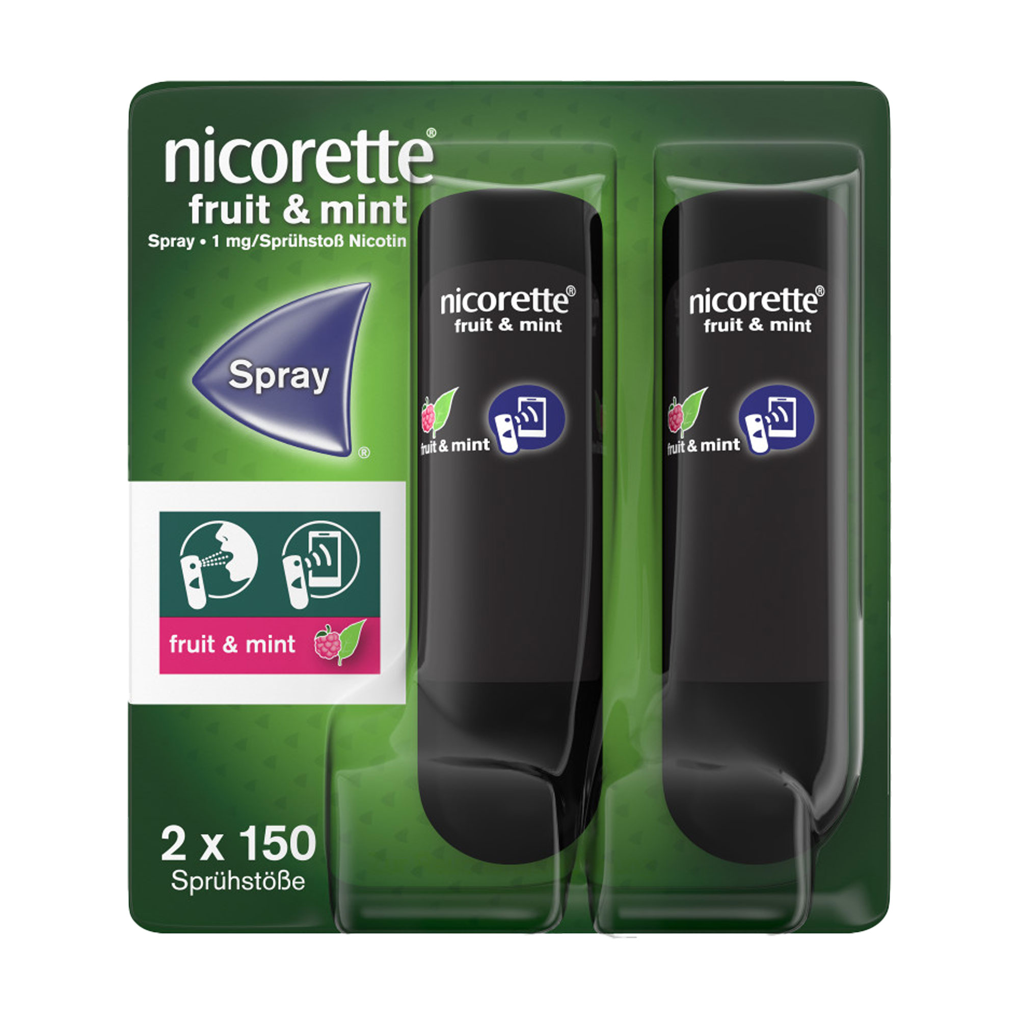 Nicorette Fruit & Mint Spray 1 mg/Sprühstoß