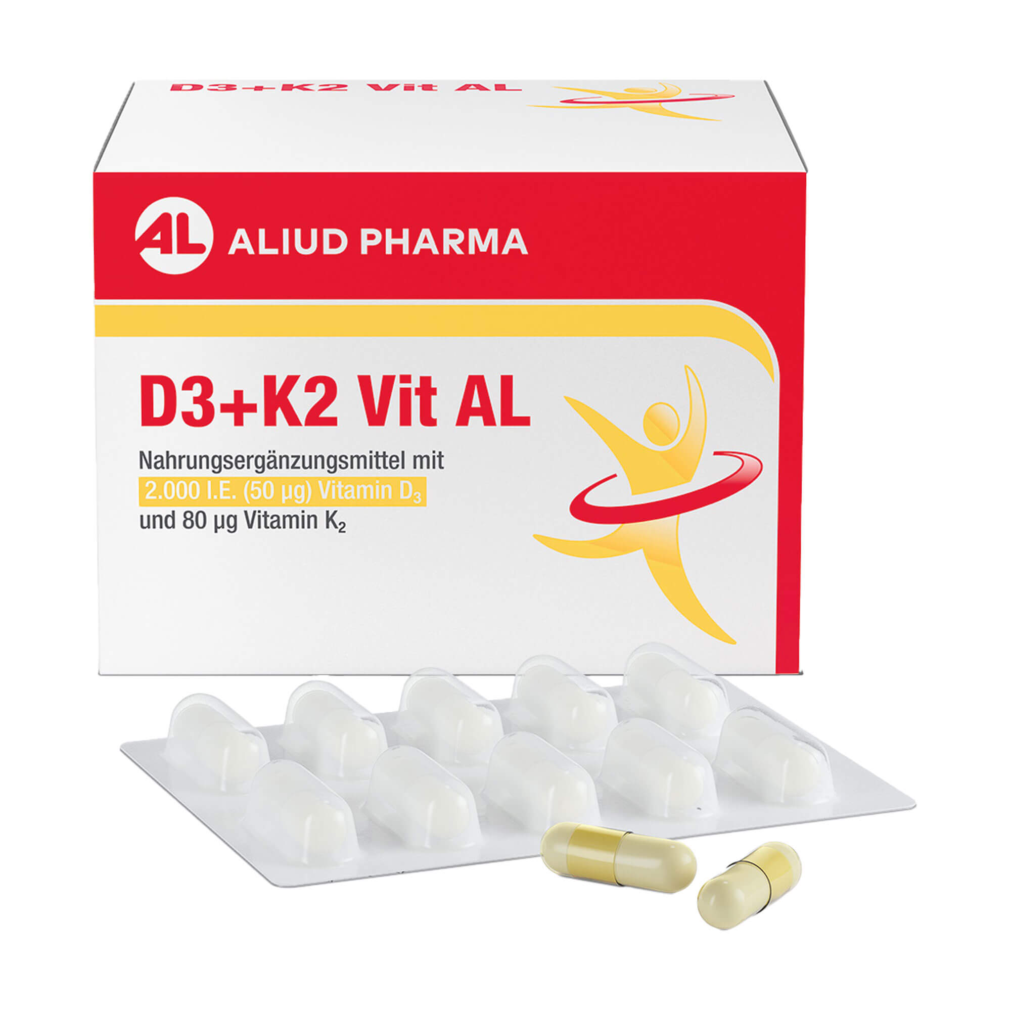 D3+K2 Vit AL 2000 I.E./80 µg Kapseln