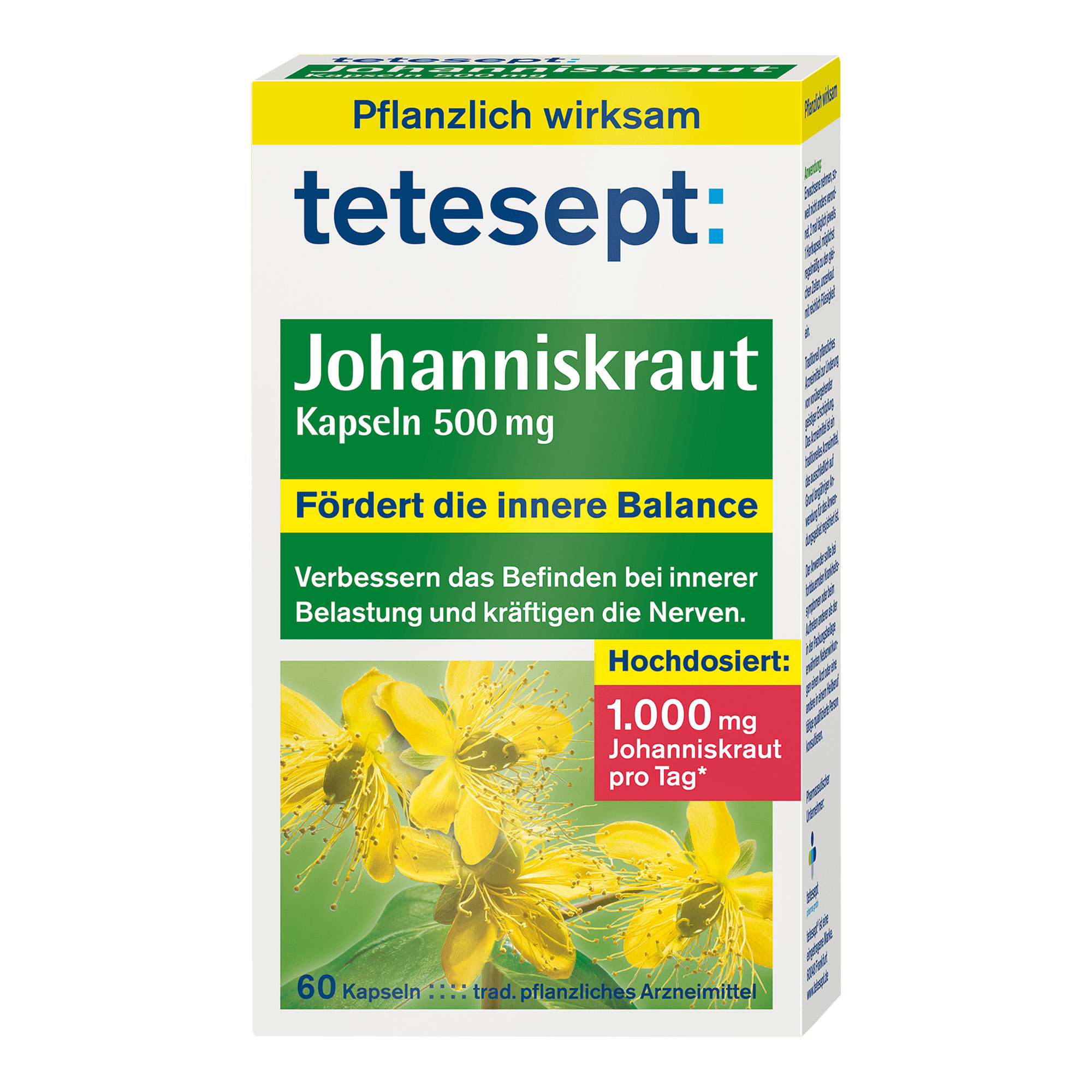 Tetesept Johanniskraut Kapseln 500 mg