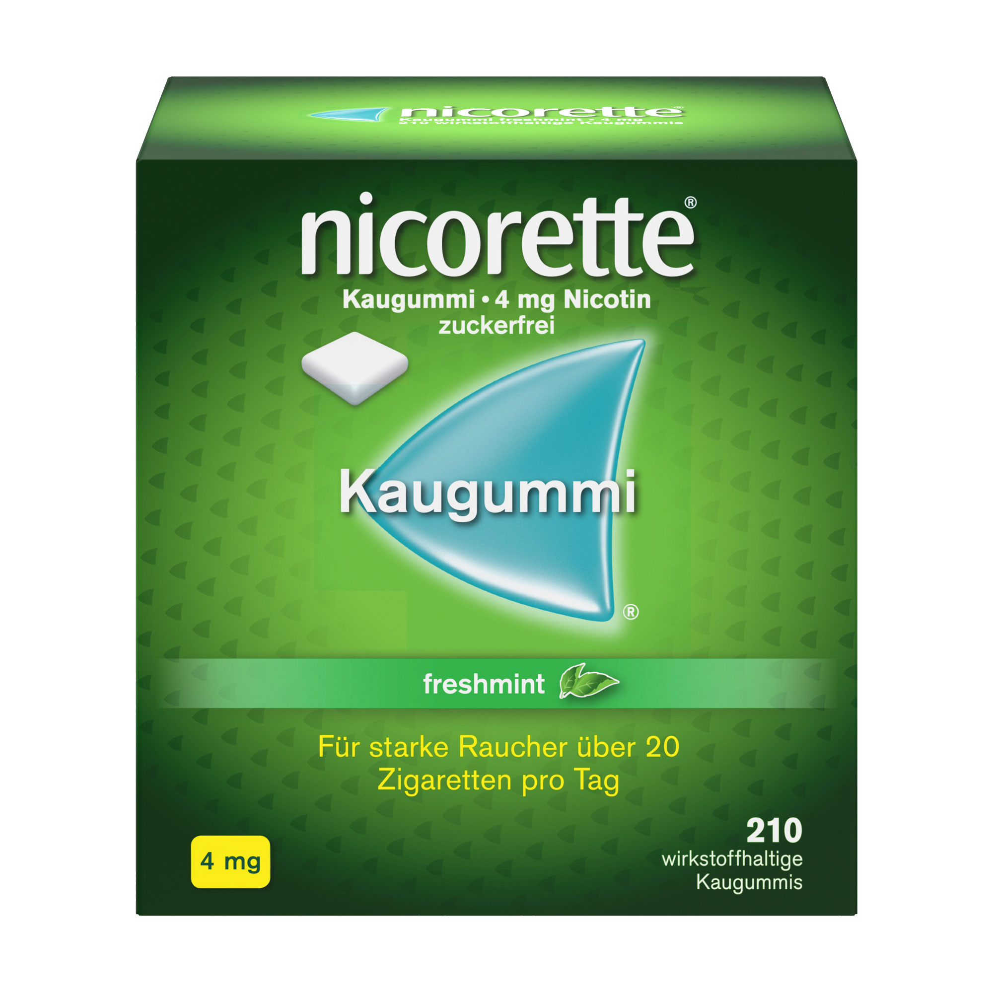 Nicorette Kaugummi freshmint 4 mg Nicotin
